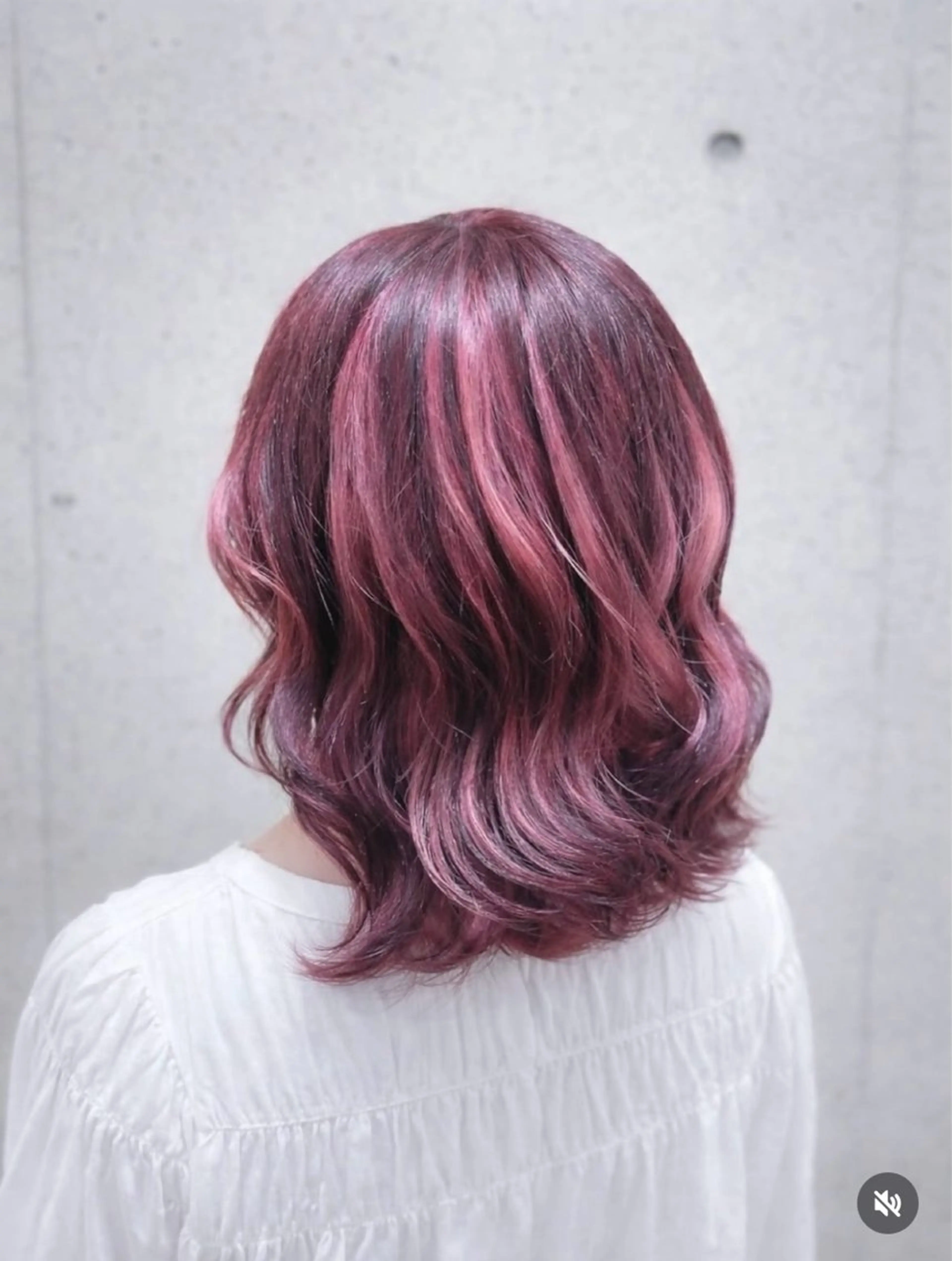 ミディアム カラー さくら💟/パーマ/ ブリーチ/モデル募集のヘアスタイル