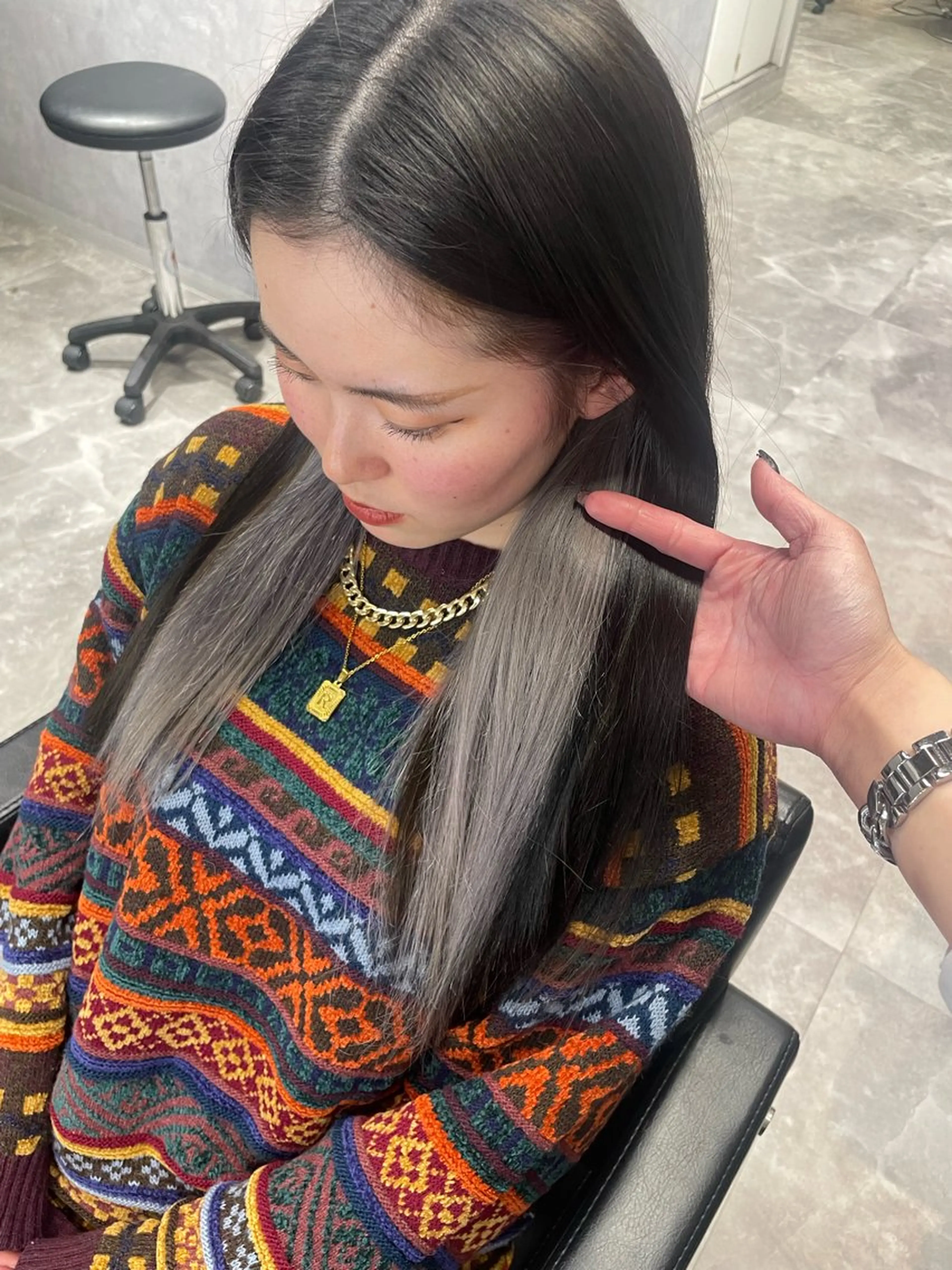 ロング mimiiy fukaのヘアスタイル