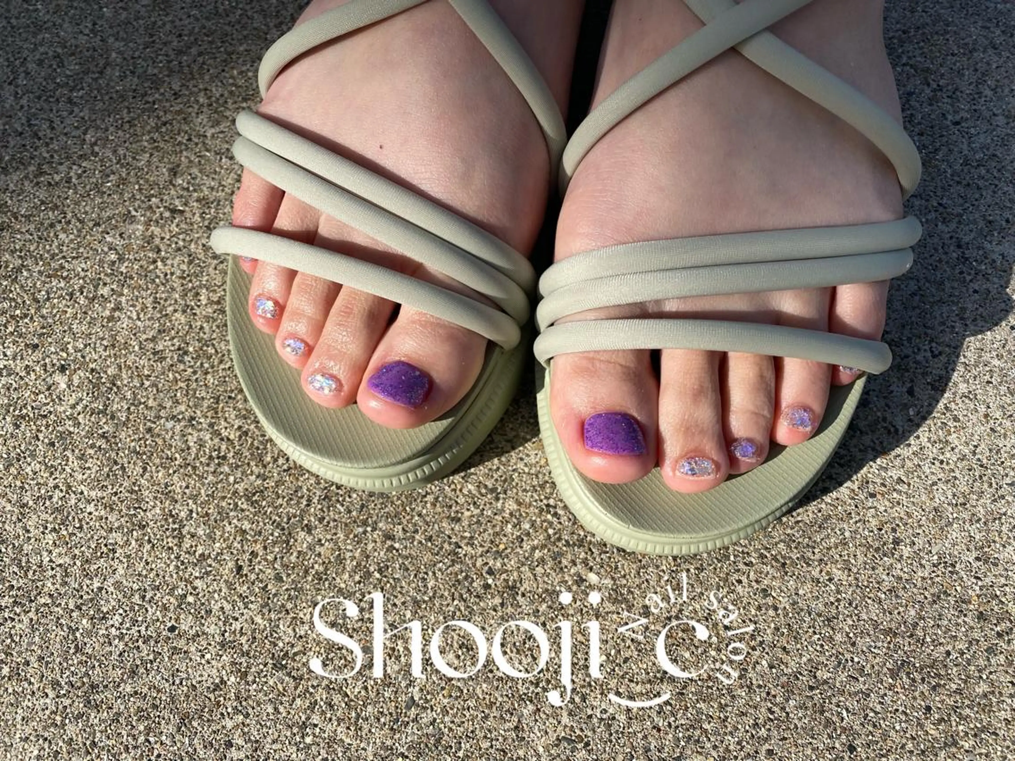 ネイル キラキラネイル ラメ(グリッター) シンプルネイル Shooji_c Nail salonのネイルデザイン