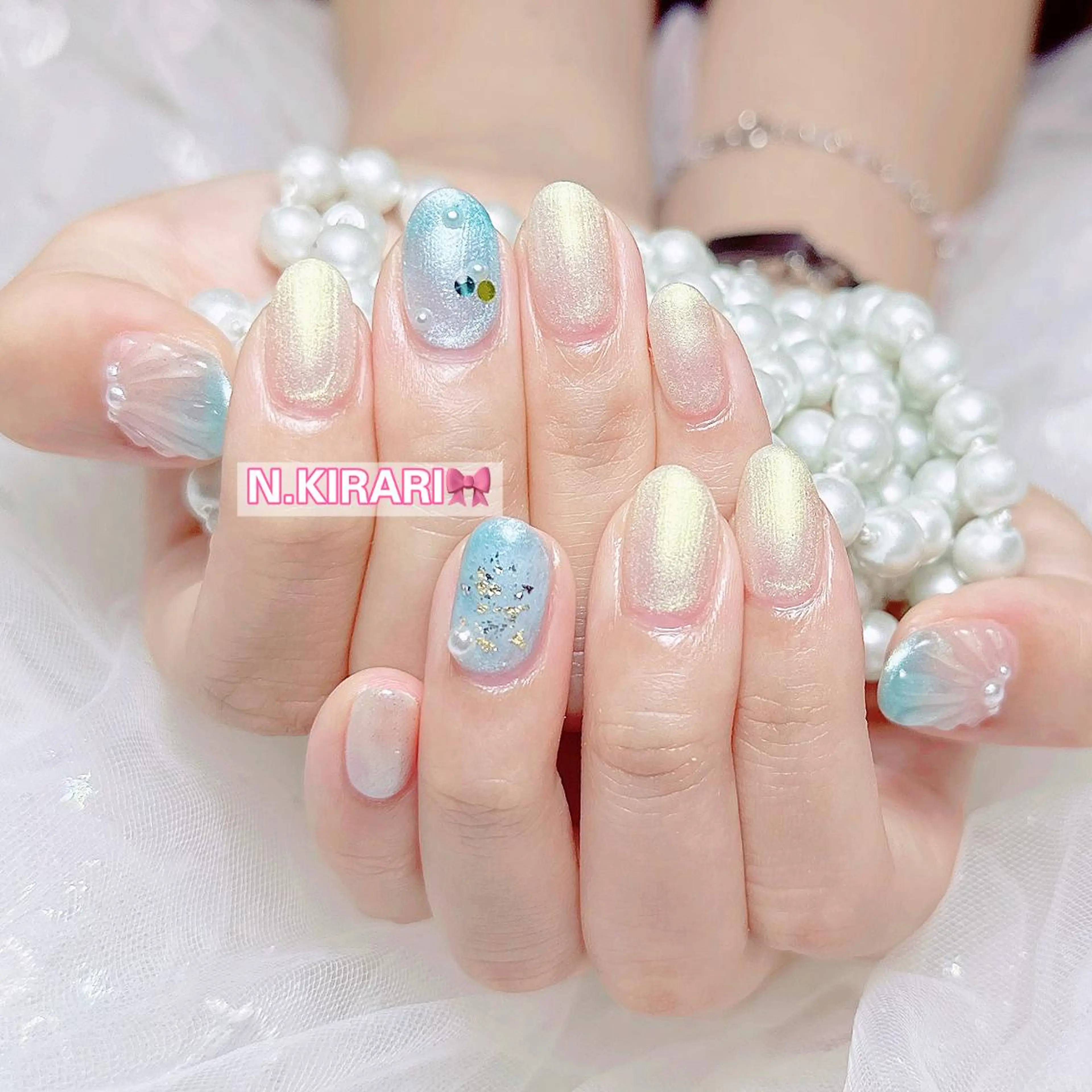 ネイル 🎀 ユズ 🎀のネイルデザイン