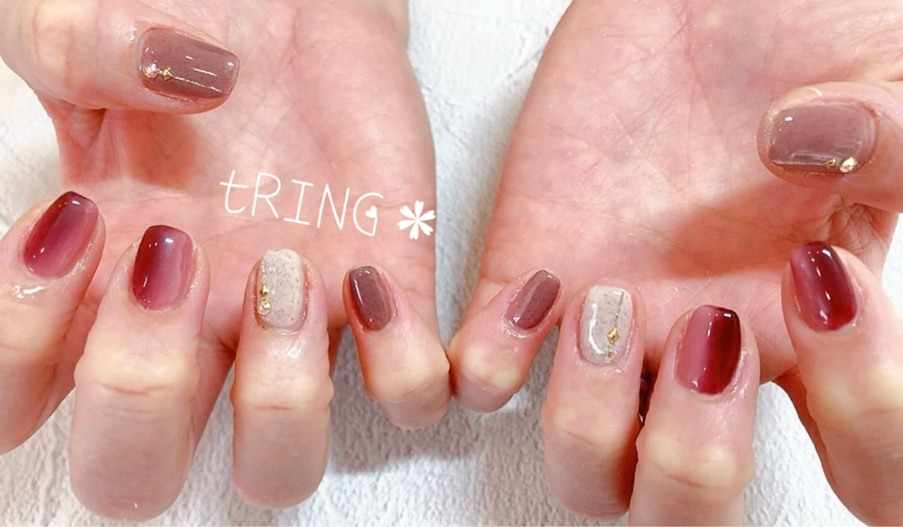 ネイル ハンドネイル tRING* しいの木台のネイルデザイン