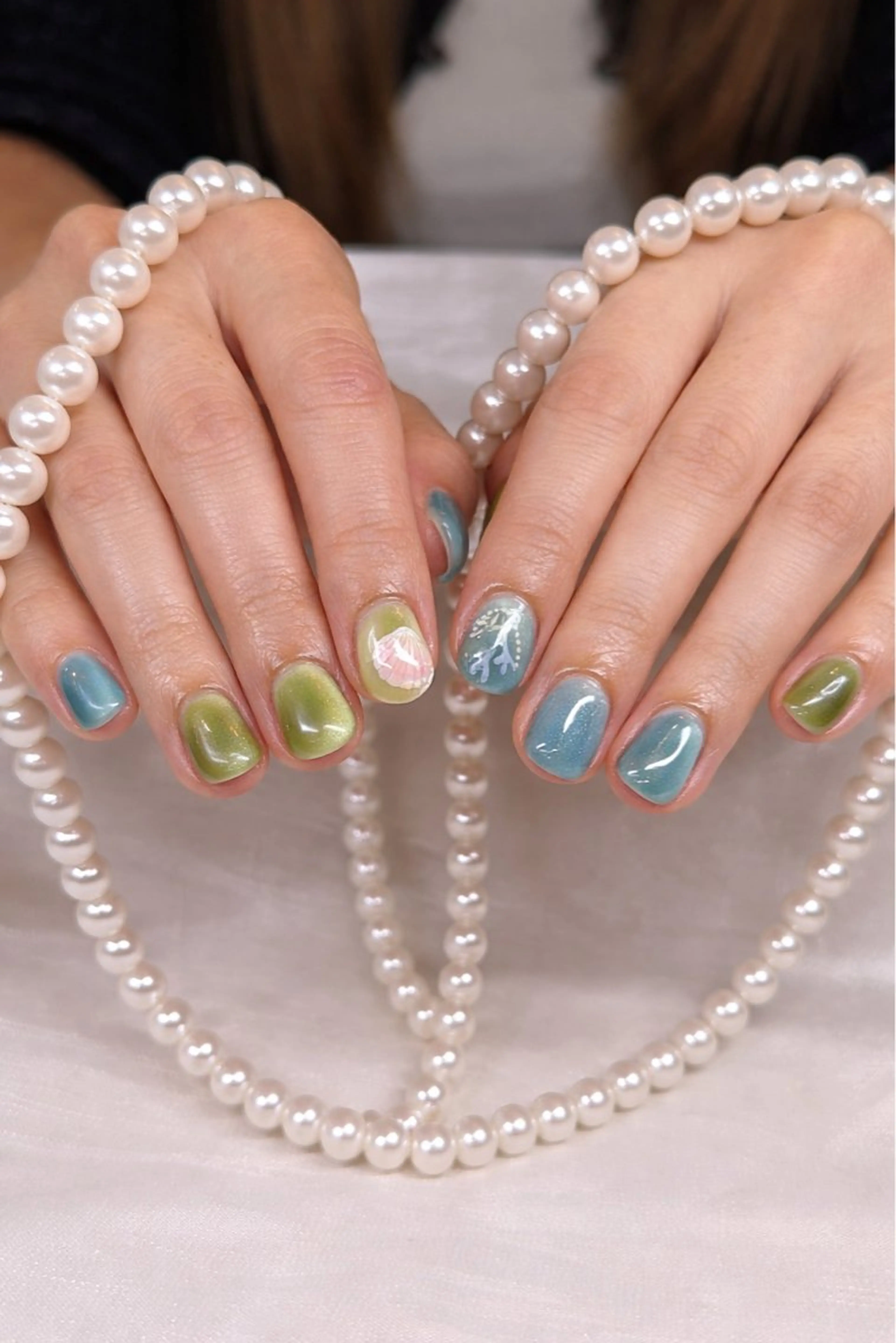 ショート カラー YING Nail🐶のネイルデザイン