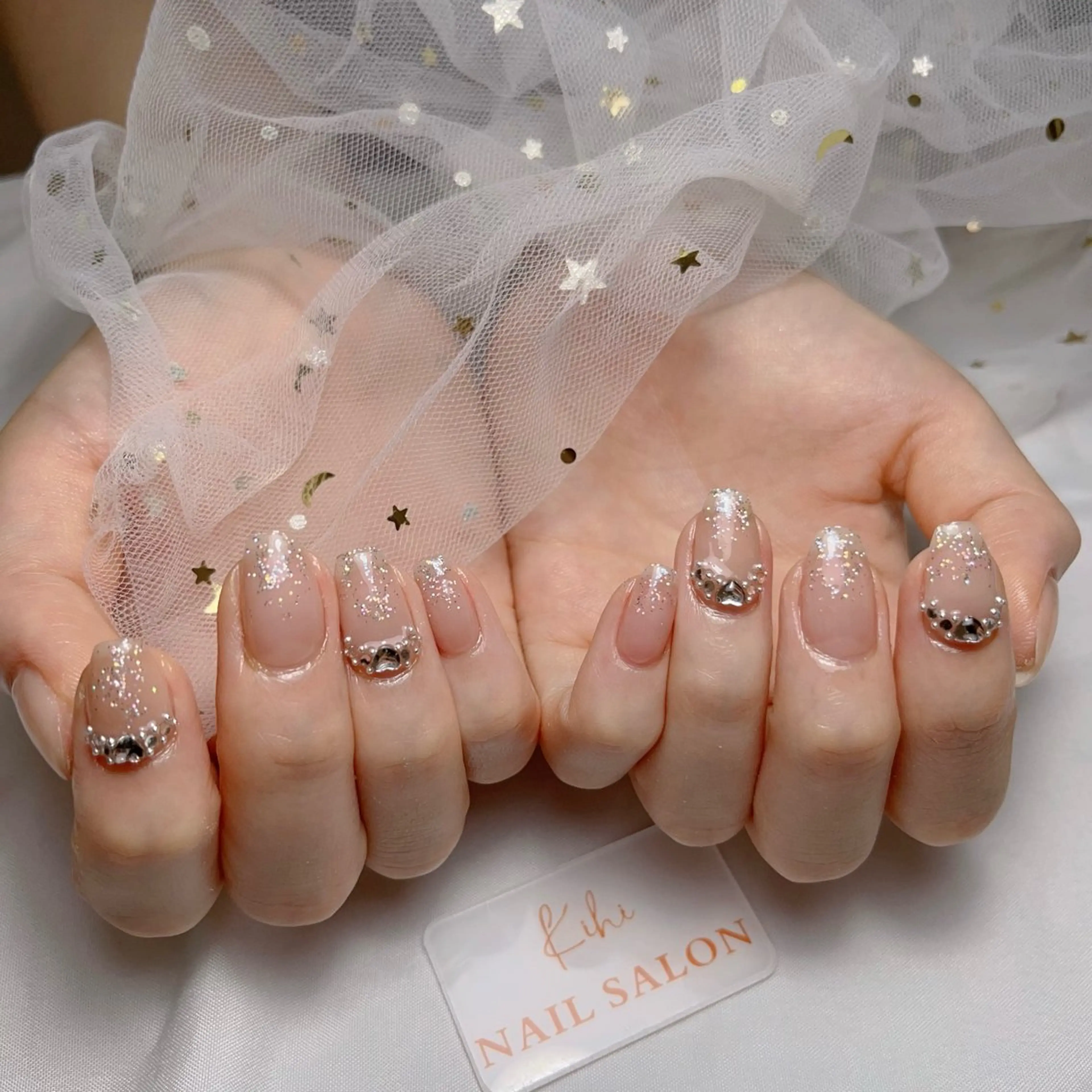 ネイル アートネイル フレンチネイル ジェルネイル グラデーション 韓国ネイル ハンドネイル ハンドケア さくら💮💮 【オフ無料】のネイルデザイン