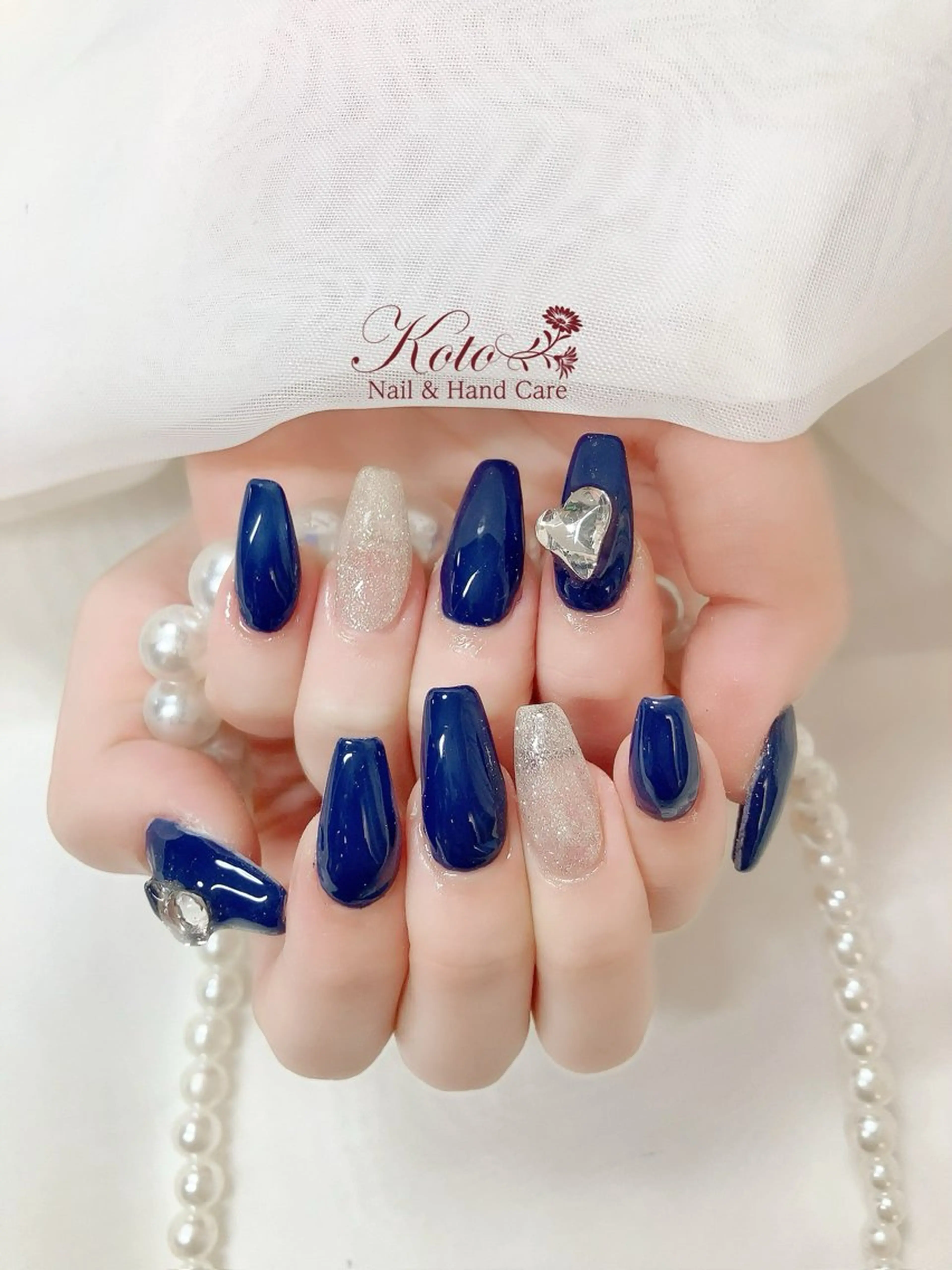 ネイル 長さ出し ジェルネイル 持ち込み ニュアンスネイル 赤色 Risa ネイルサロンKOTOのネイルデザイン