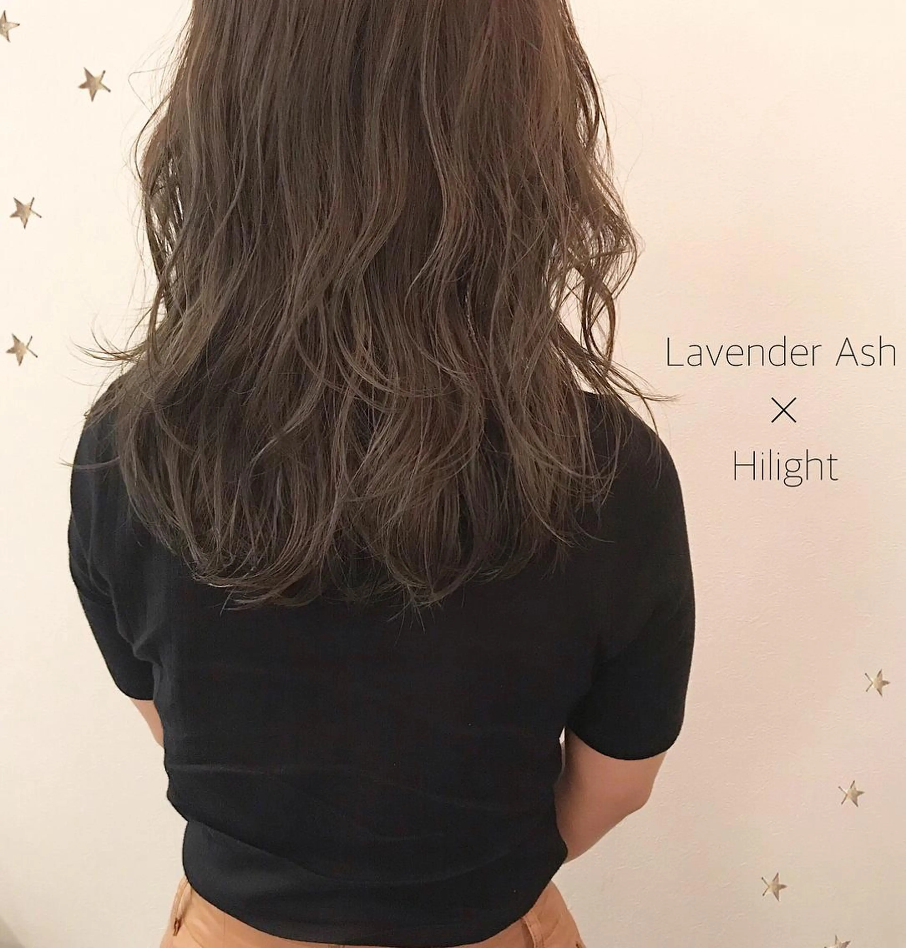 ミディアム カラー 市川 千夏のヘアスタイル