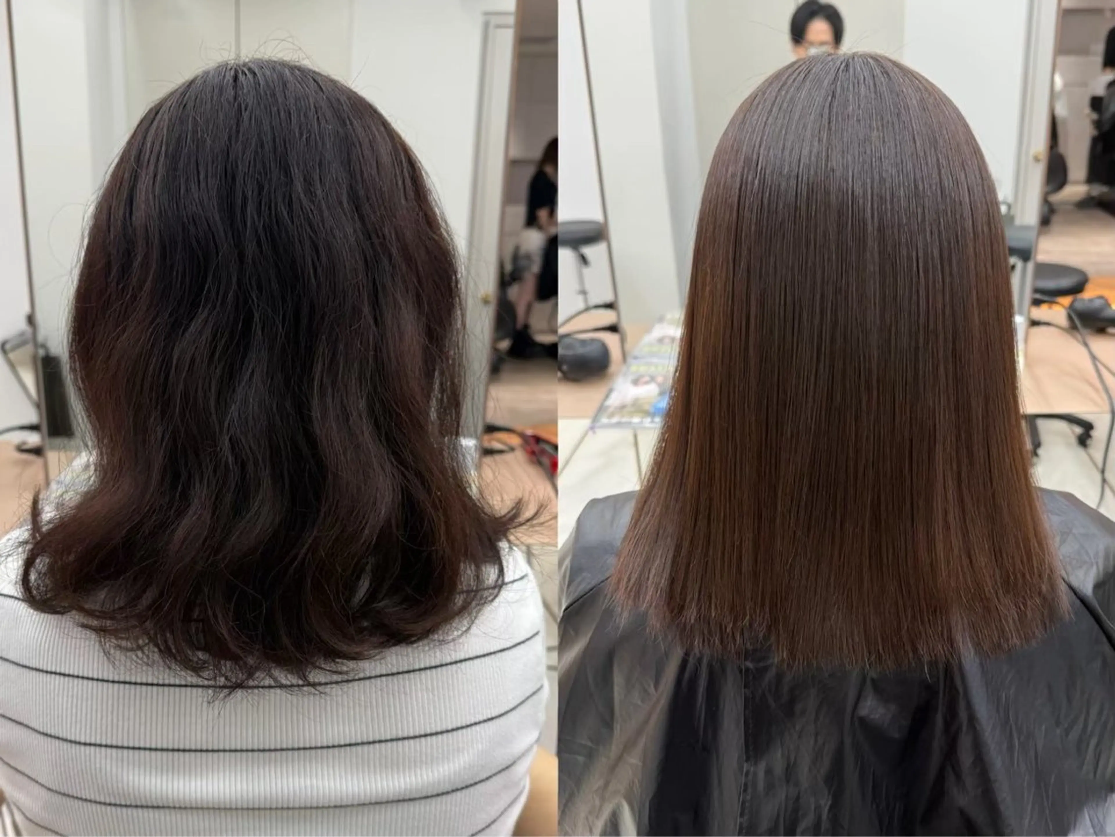 ミディアム 敦賀 菜々美のヘアスタイル