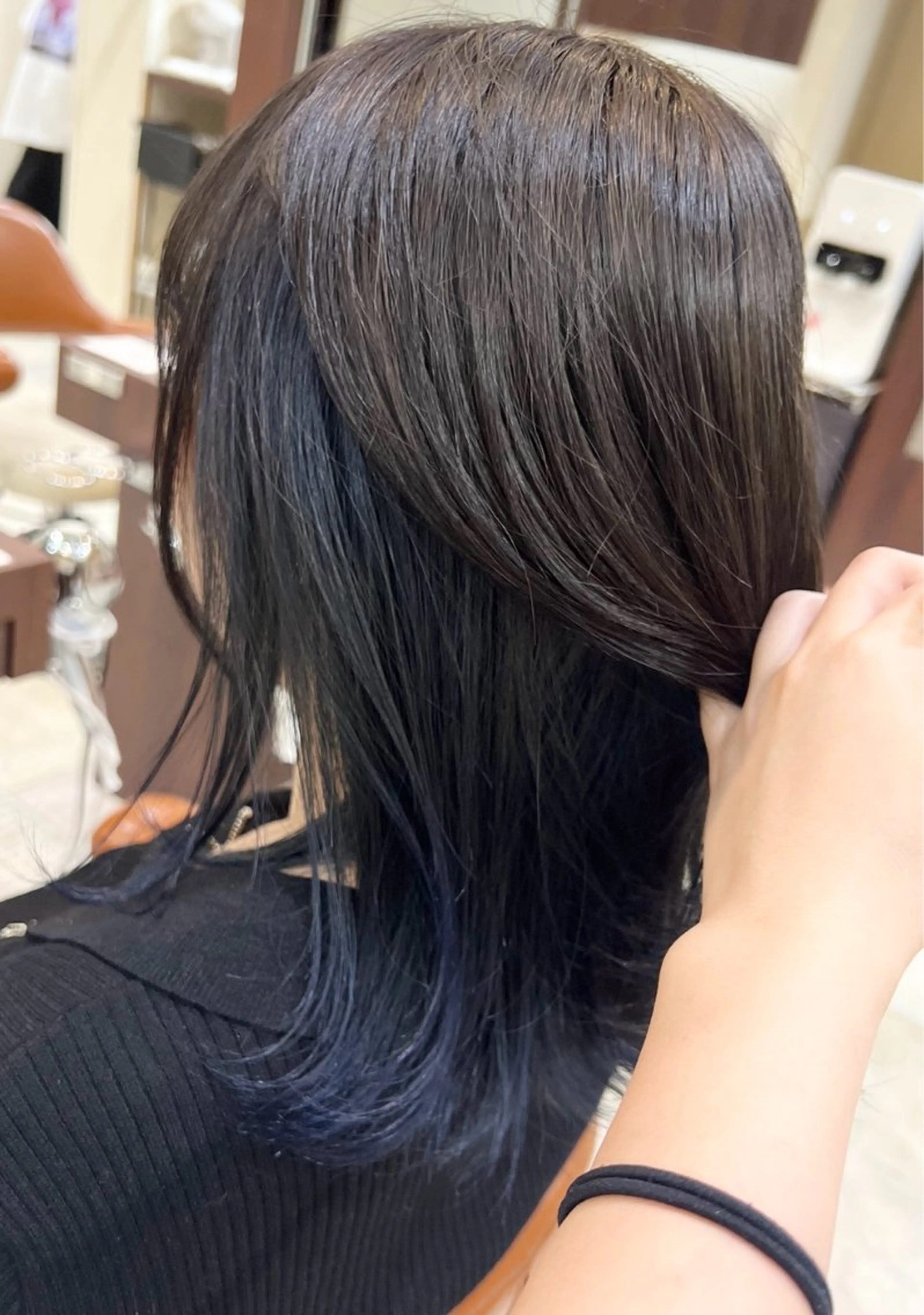 セミロング カラー ヘアカラー 🫧ボブ/艶髪カラー 伊原修子のヘアスタイル