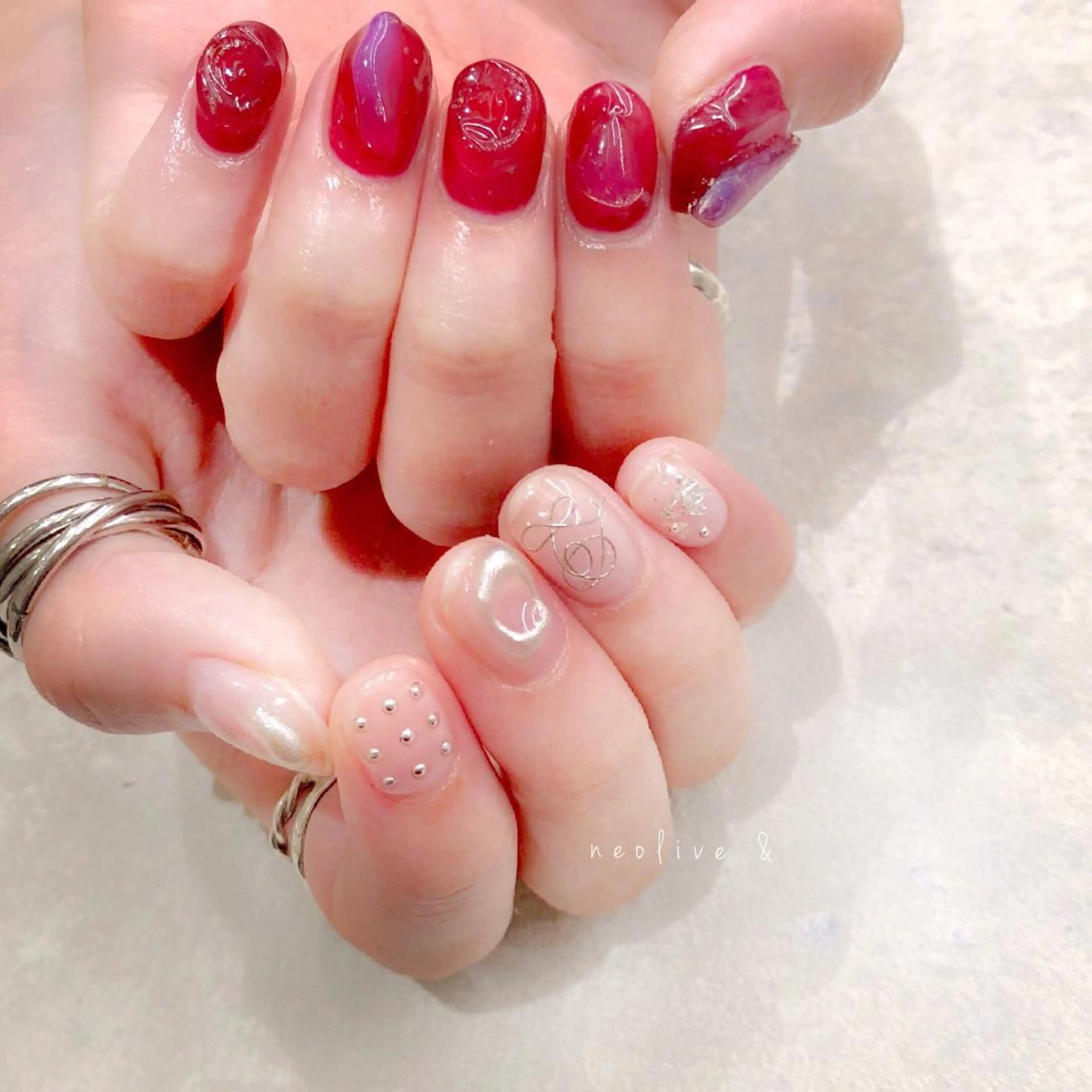 ネイル ハンドネイル Yuriko Omi パラジェル/渋谷のネイルデザイン