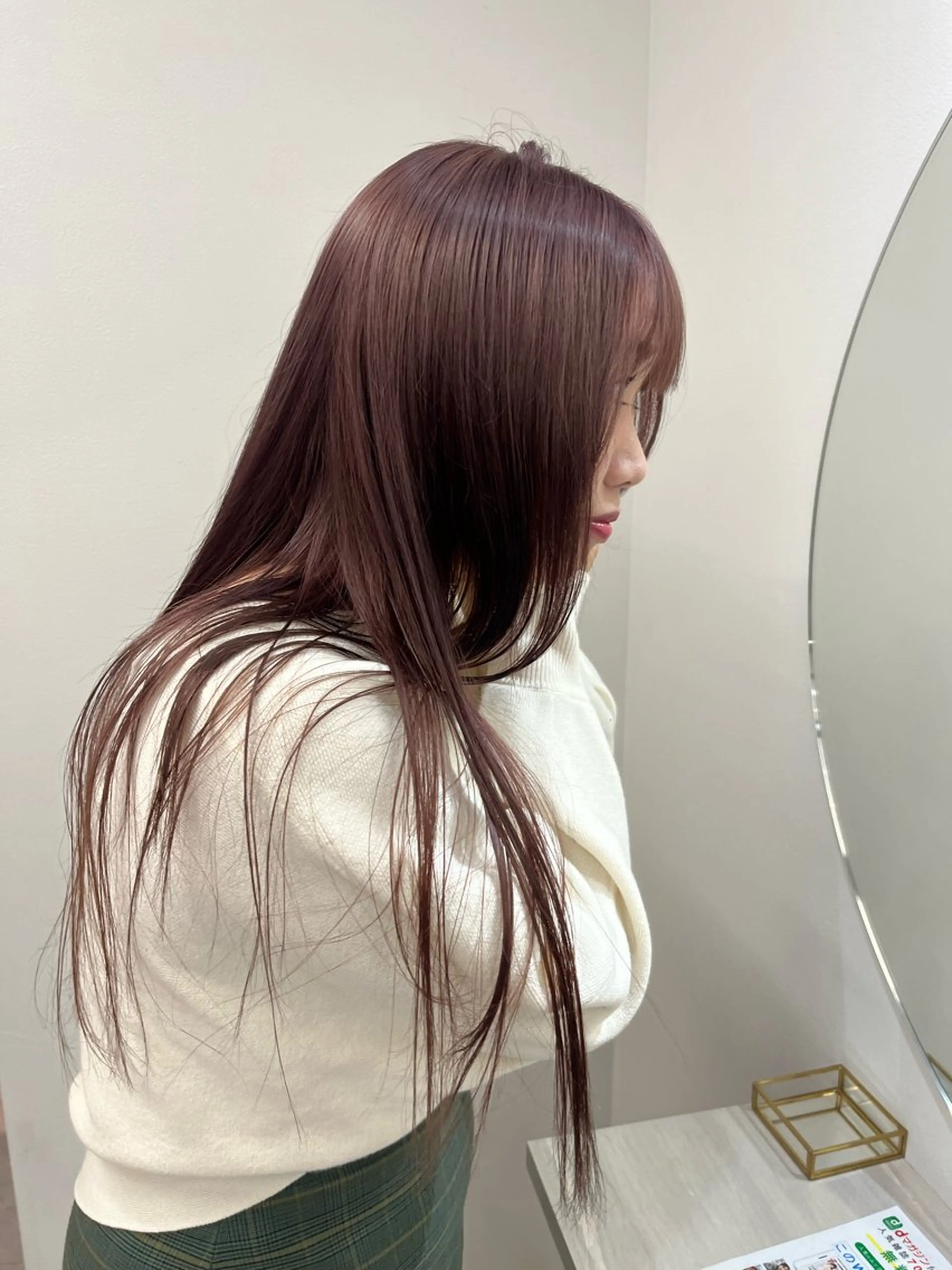 セミロング カット ヘアカラー aya/ブリーチ/ ボブ/ショートのヘアスタイル