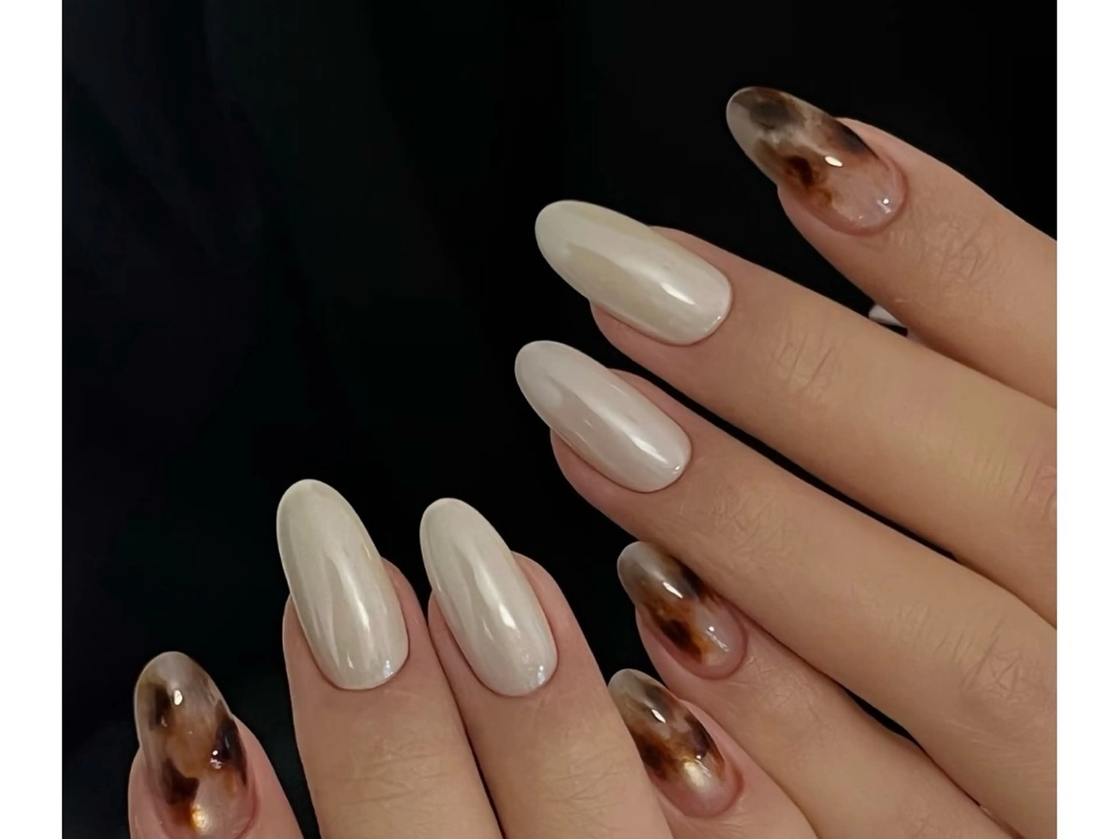 セミロング ハンドネイル Atelier nail salonのネイルデザイン