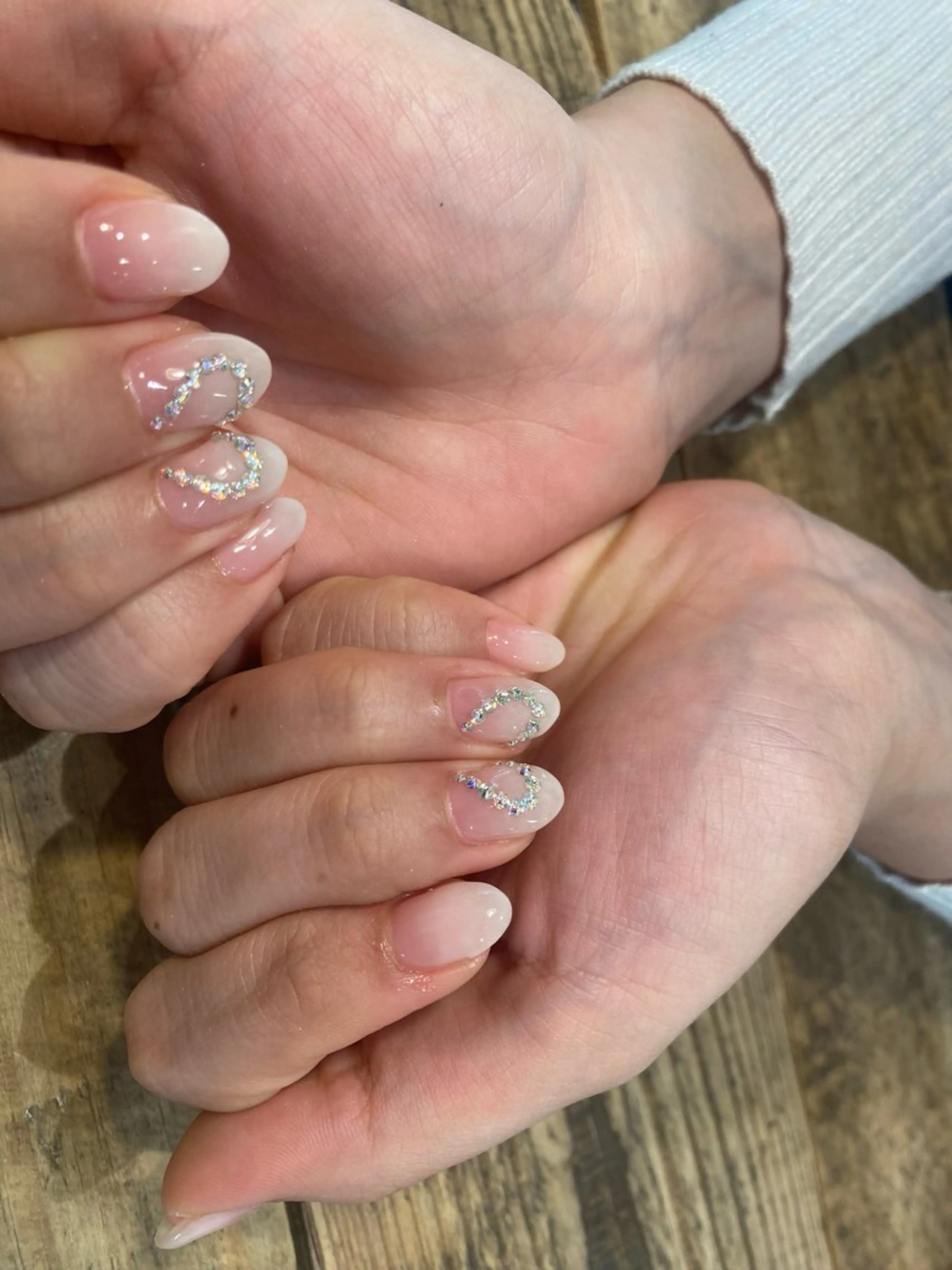 オフ込　グラデーションネイルの写真