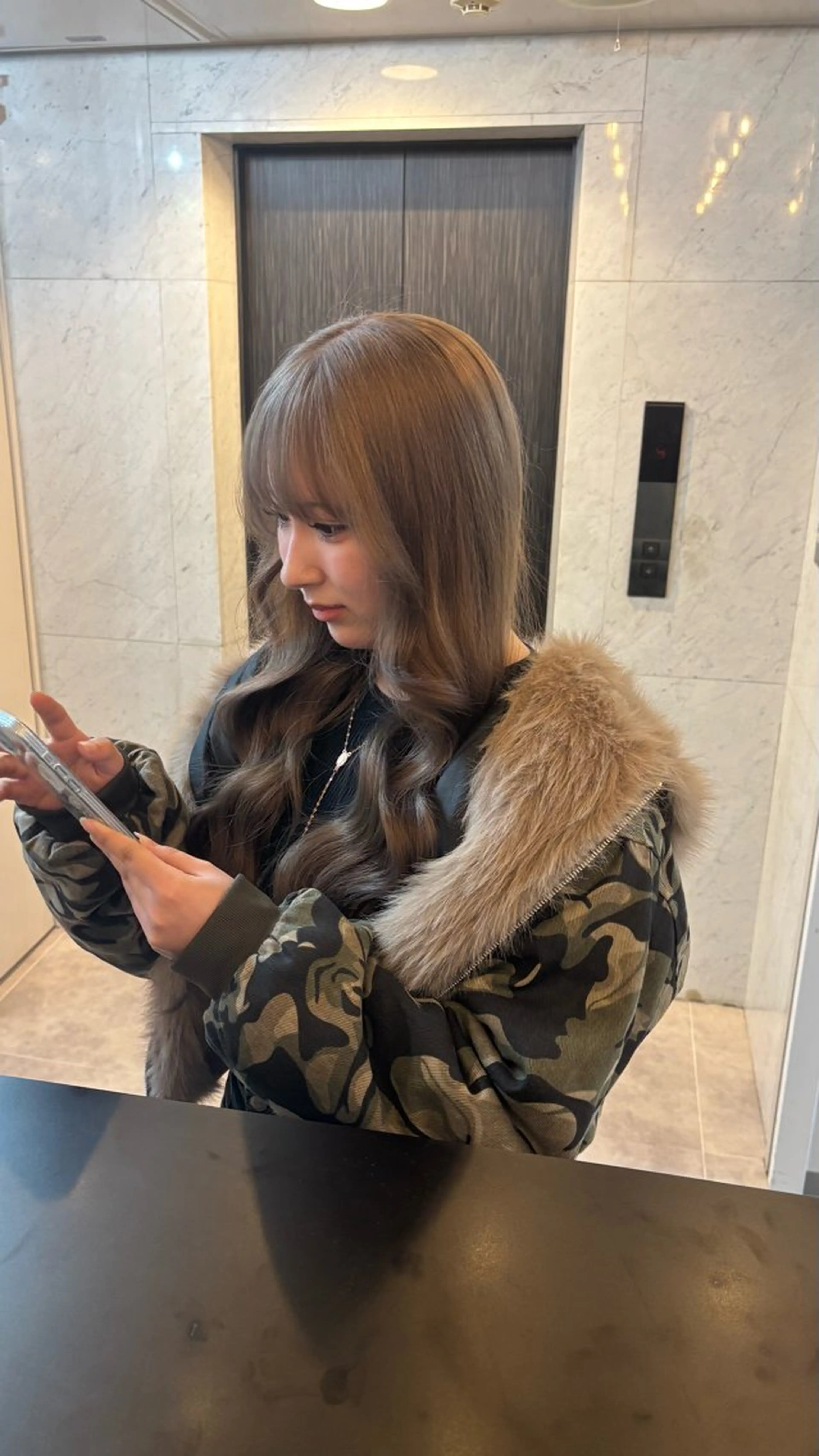 ロング ハイトーン/エクステ Renk@ 𖤐ﾐのヘアスタイル