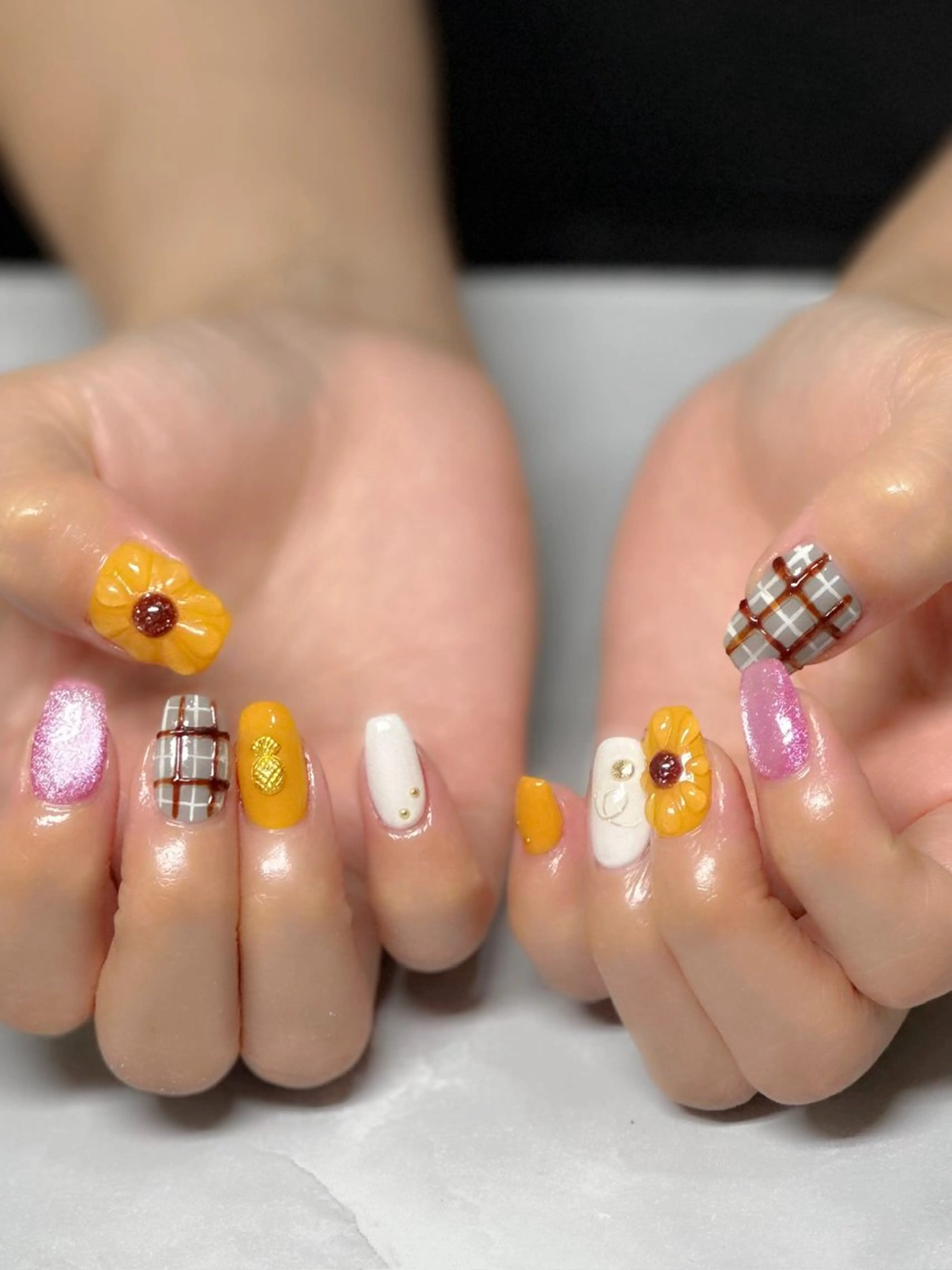 ネイル アートネイル 持ち込み nyasu nailのネイルデザイン