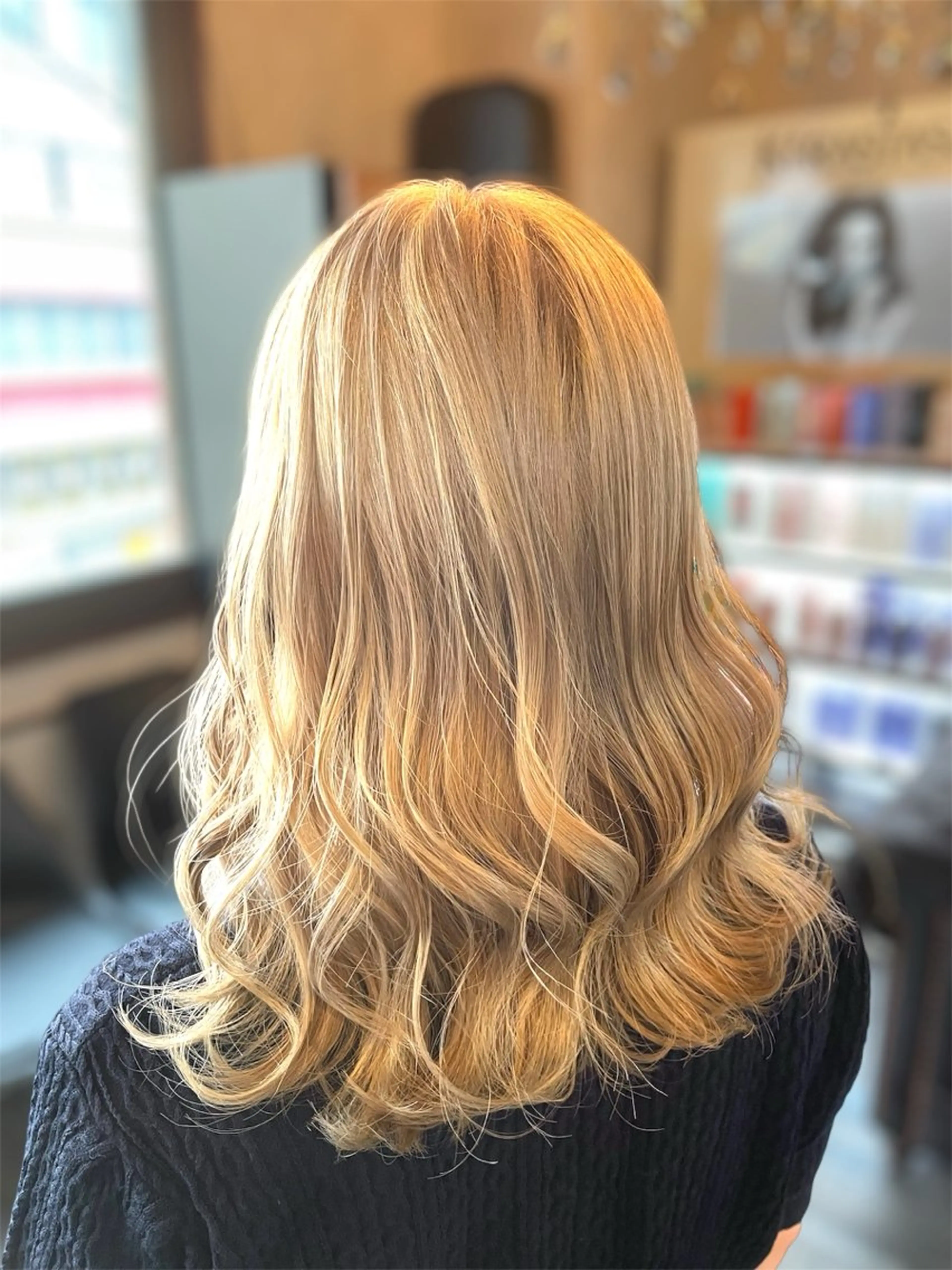 ミディアム ヘアカラー ヘアセット KIRA スズキ タクヤ／店長のヘアスタイル