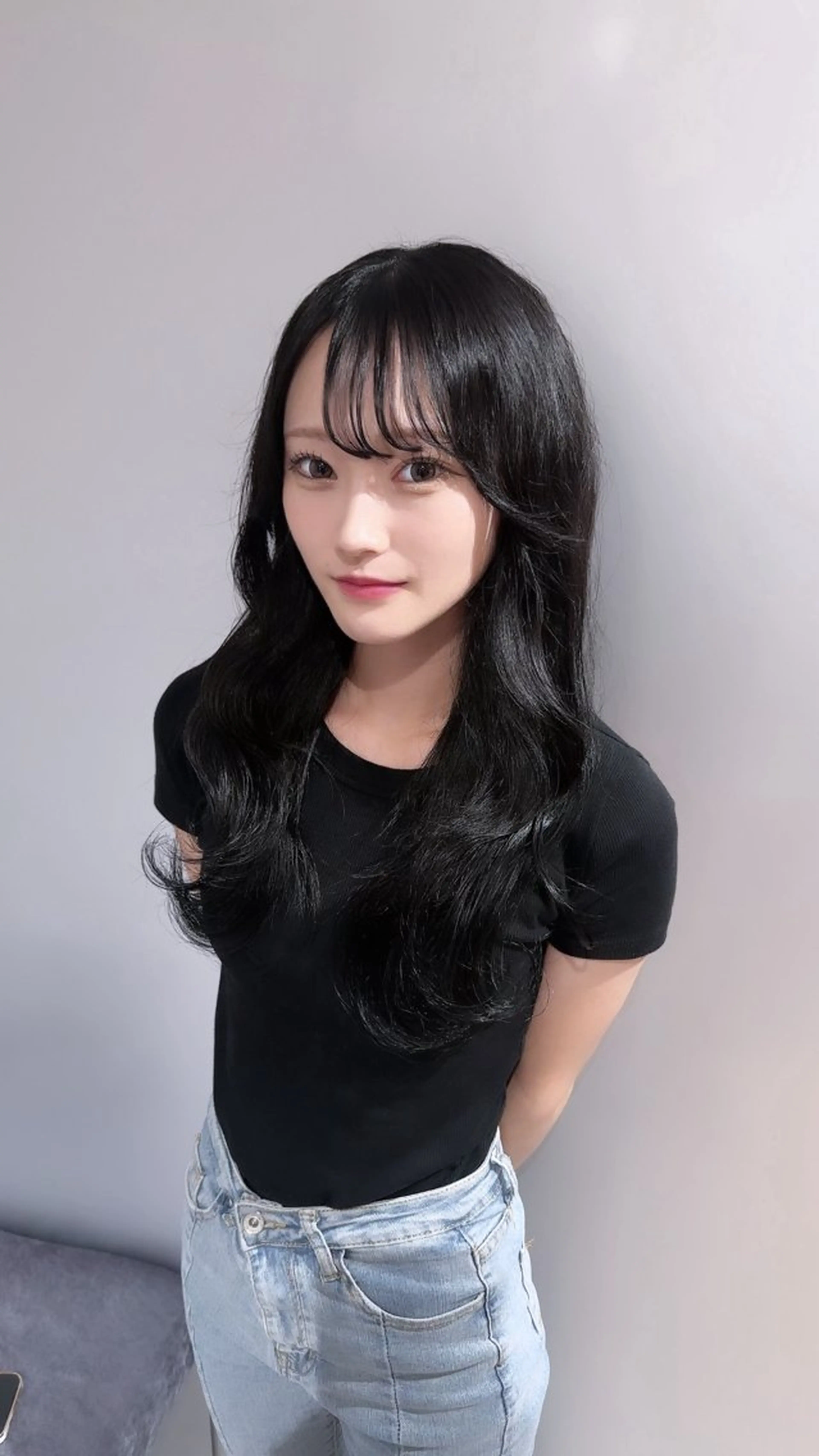 ロング カラー ヘアアレンジ カット ヘアカラー トリートメント 💎韓国レイヤー ×エクステゆうま💎のヘアスタイル