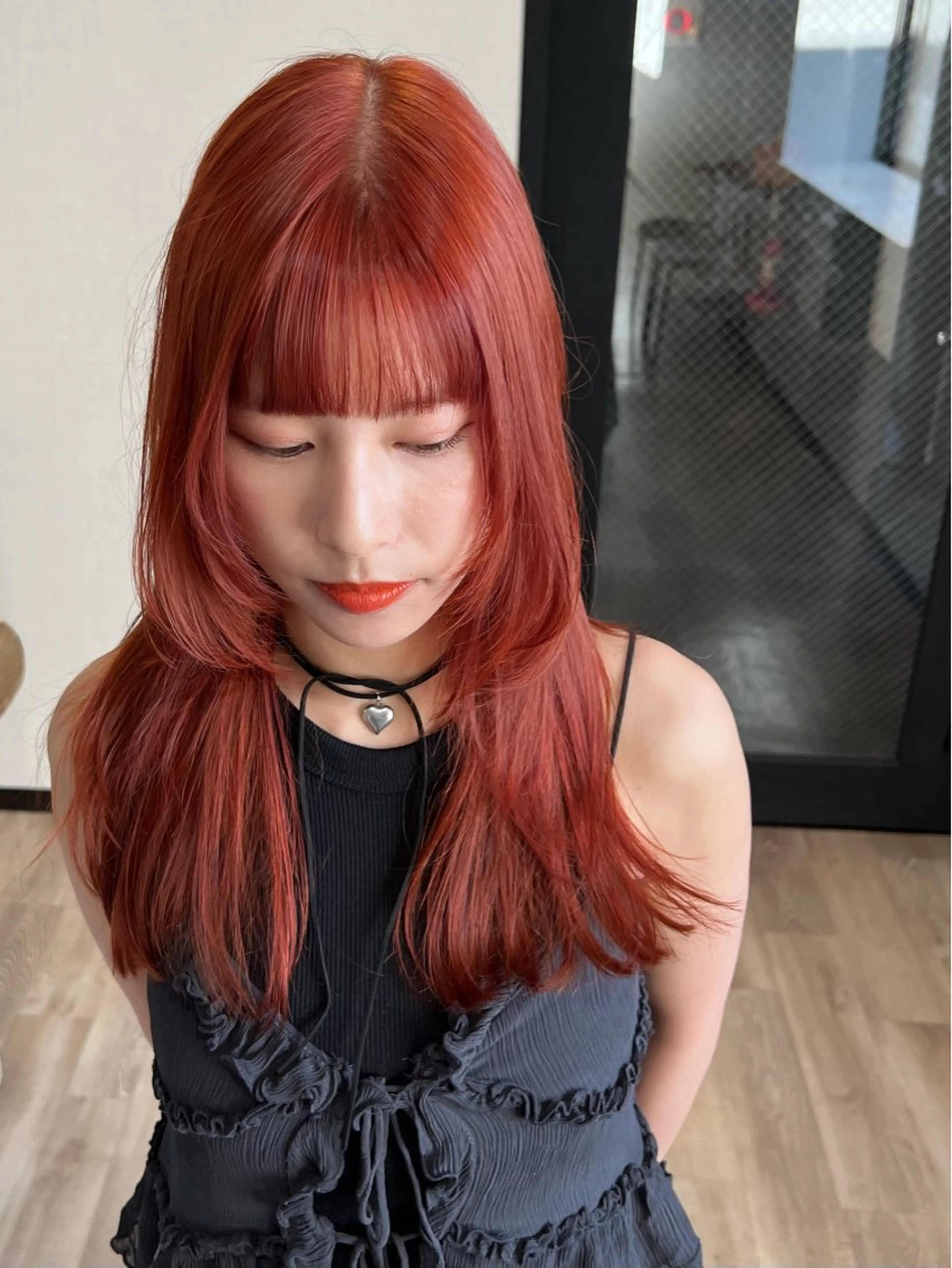 セミロング ウルフカット カット ヘアカラー トリートメント 🌱小顔魅せショート 髪質改善カラー/泉綺のヘアスタイル