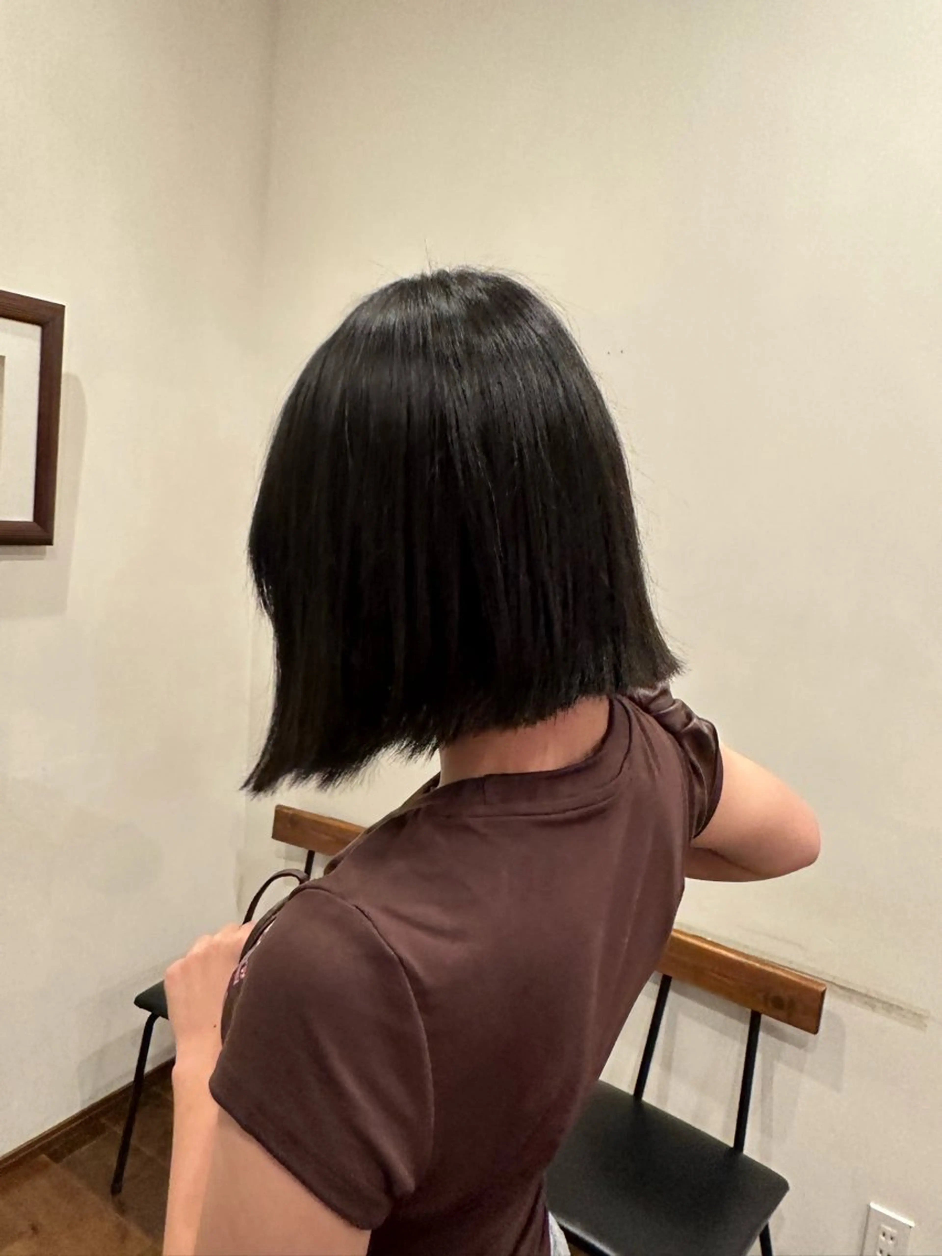 ミディアム カラー ヘアアレンジ 🧸れな/艶カラー /暖色カラー🧸のヘアスタイル