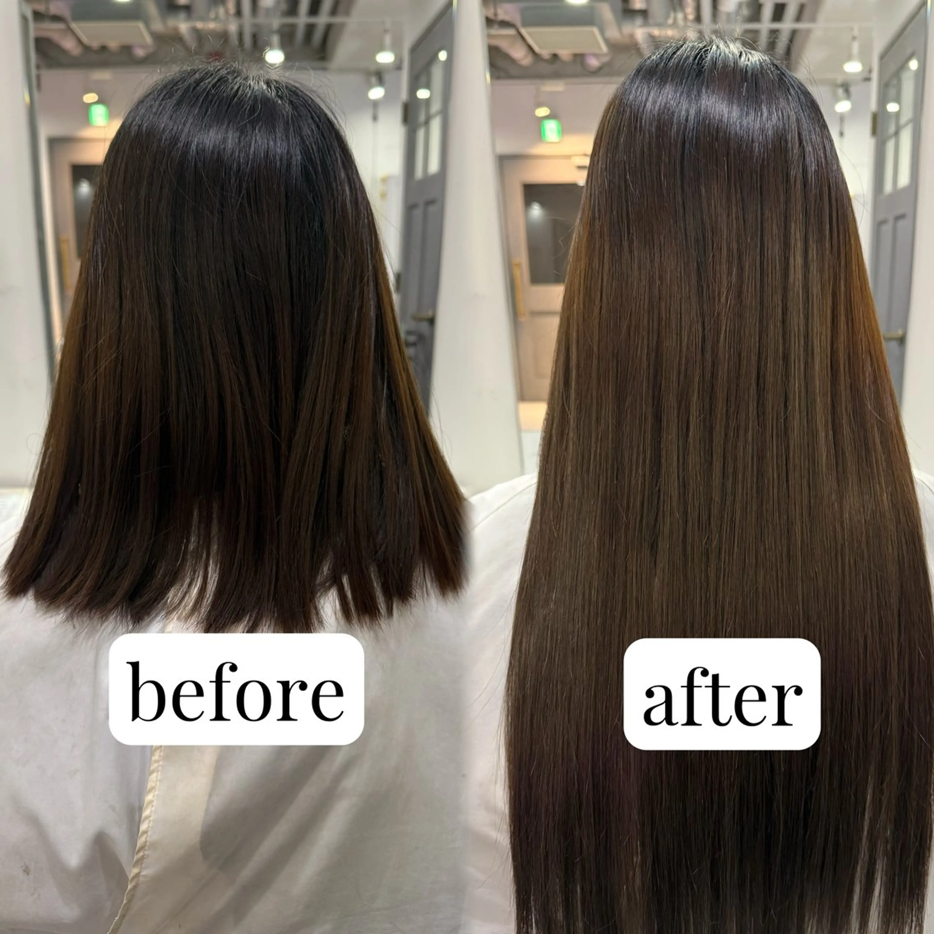 ロング カラー シールエクステ エクステ カット エクステ 髪質改善 艶髪カラー エクステ かいり✂️のヘアスタイル