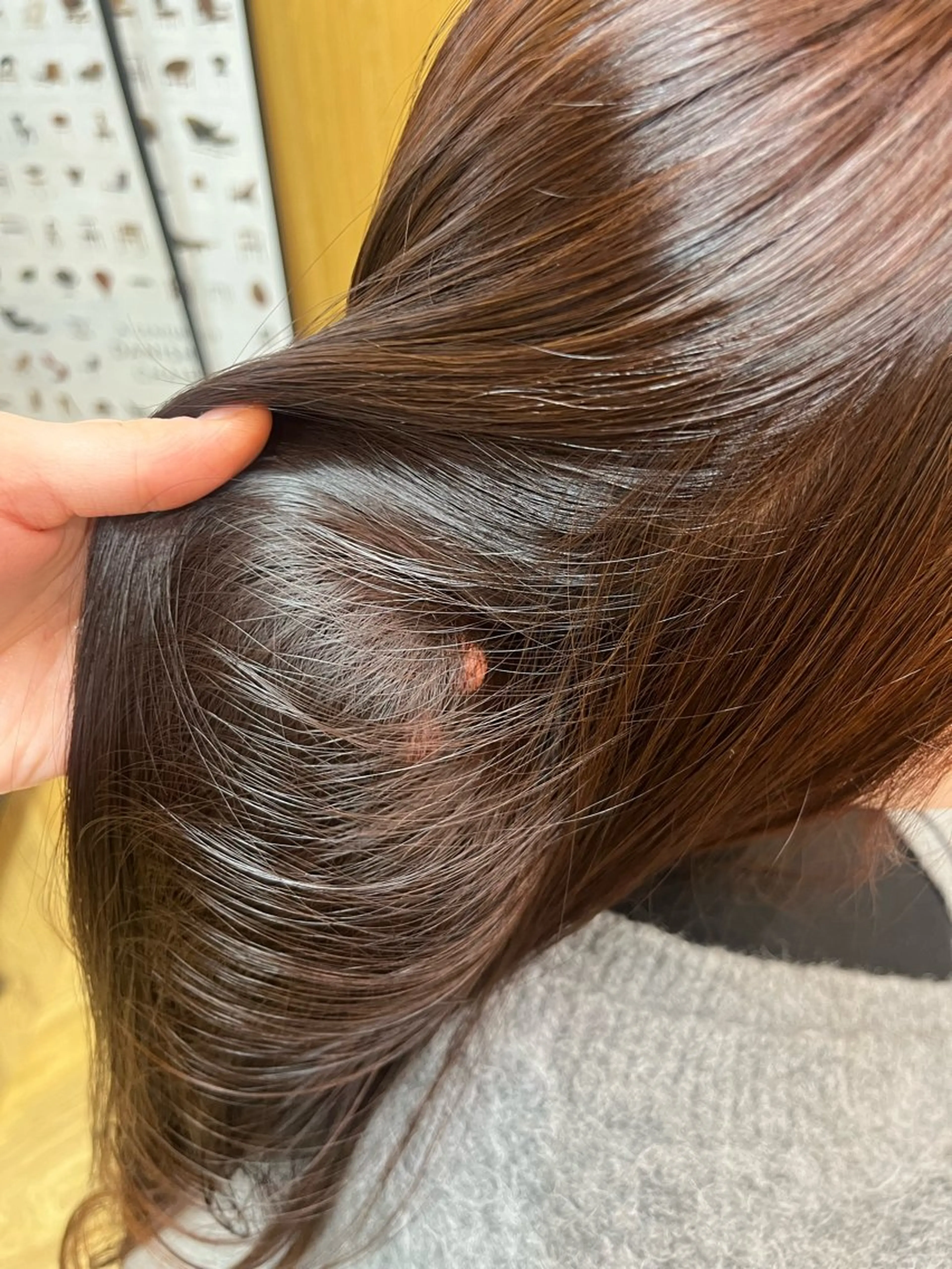 カラー ひなこ♡縮毛矯正/ 艶カラー🤍透明感のヘアスタイル