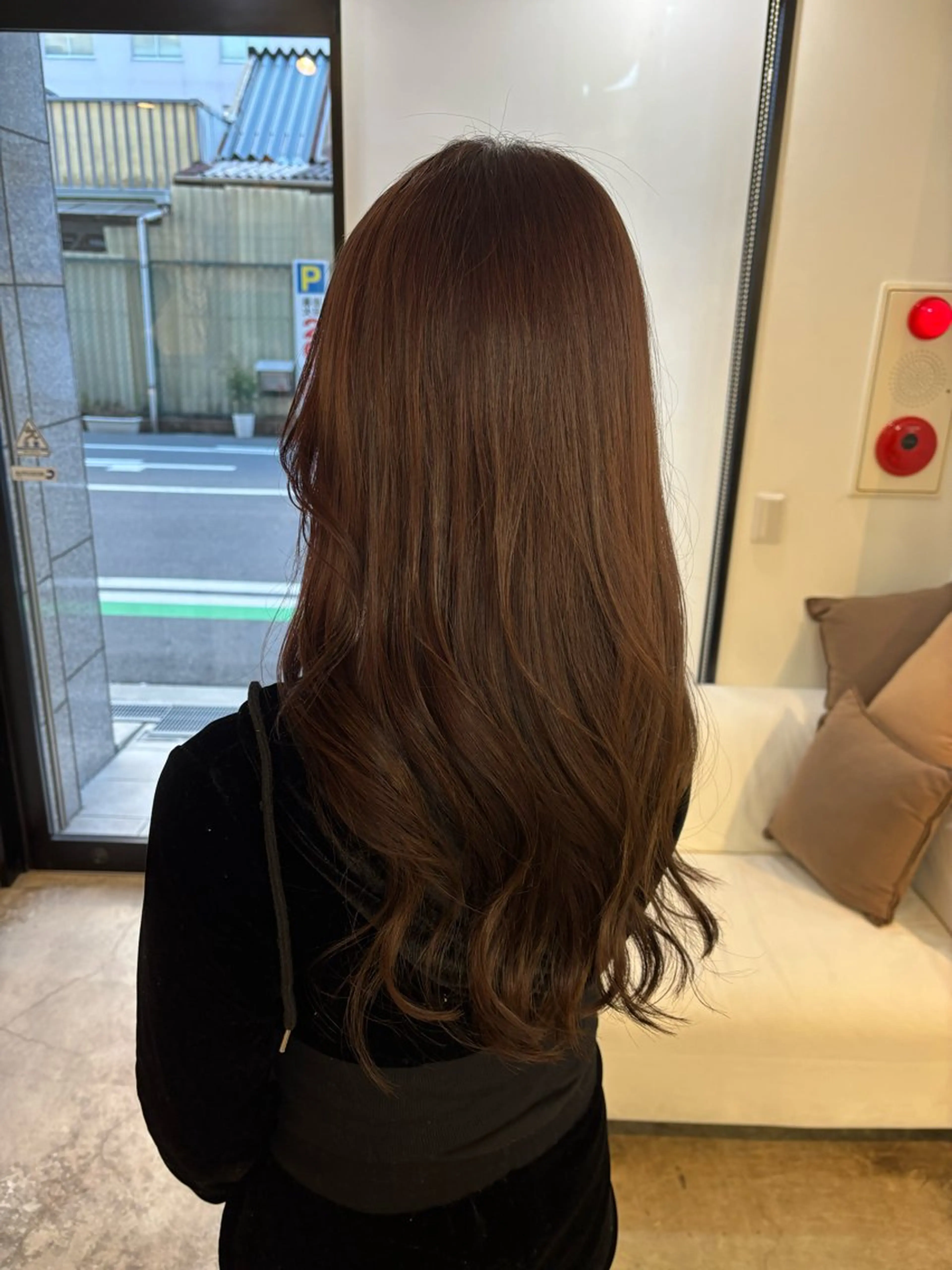 カラー ヘアカラー トリートメント 透明感カラー🫧 高田李胡のヘアスタイル