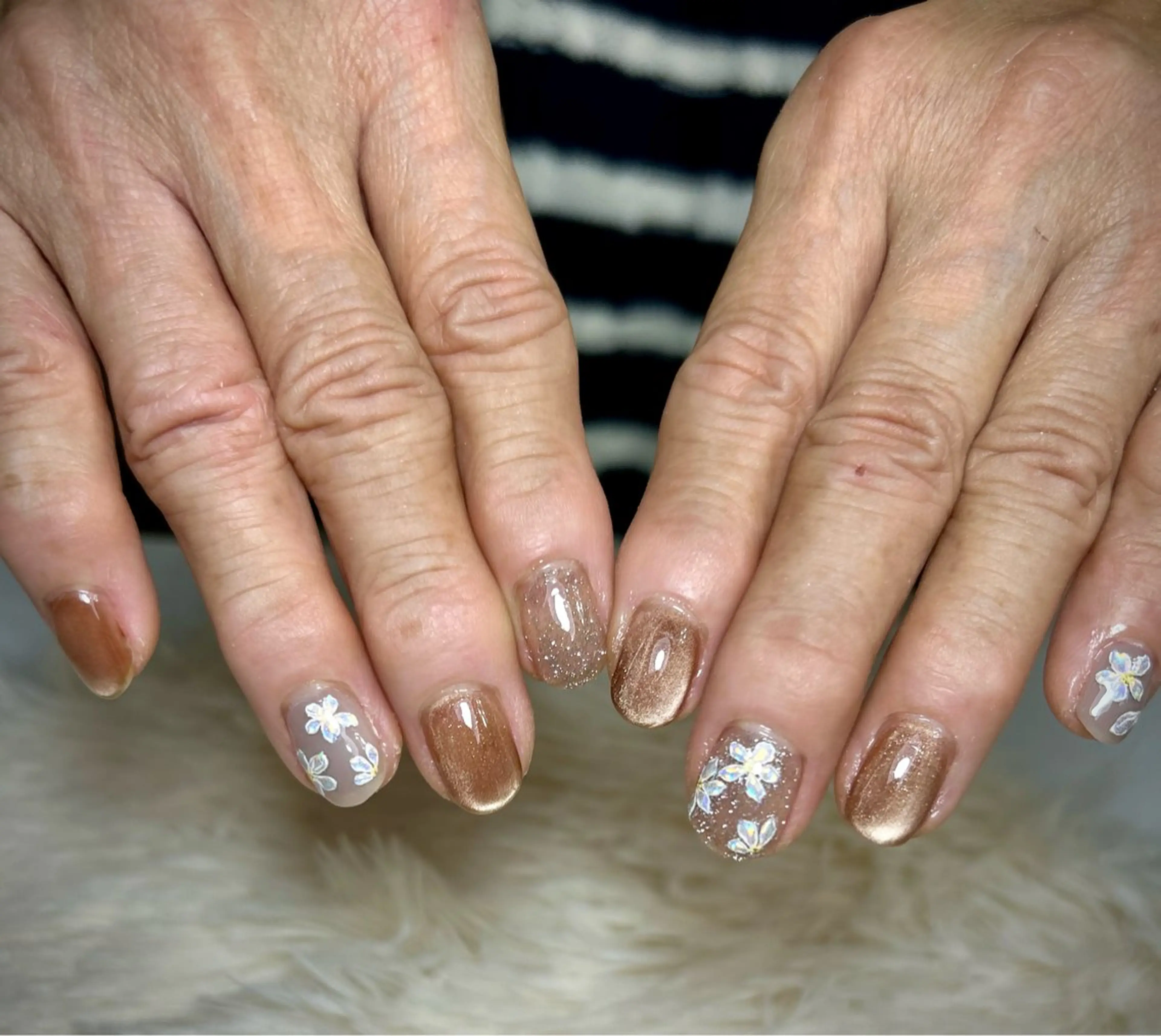 ネイル ハンドネイル フットネイル Nailsalon Latteのネイルデザイン