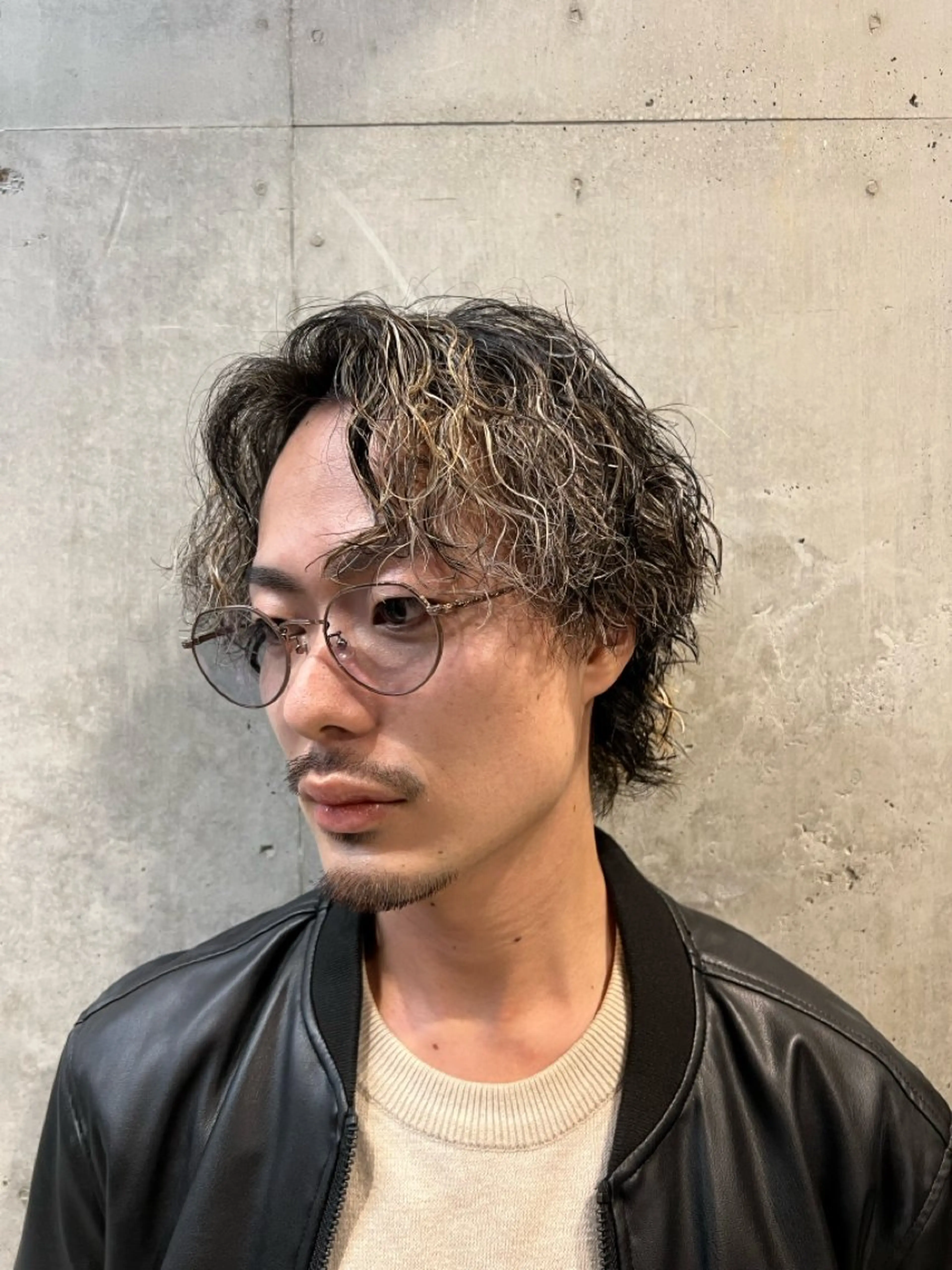 パーマ メンズ 明神 星名のヘアスタイル