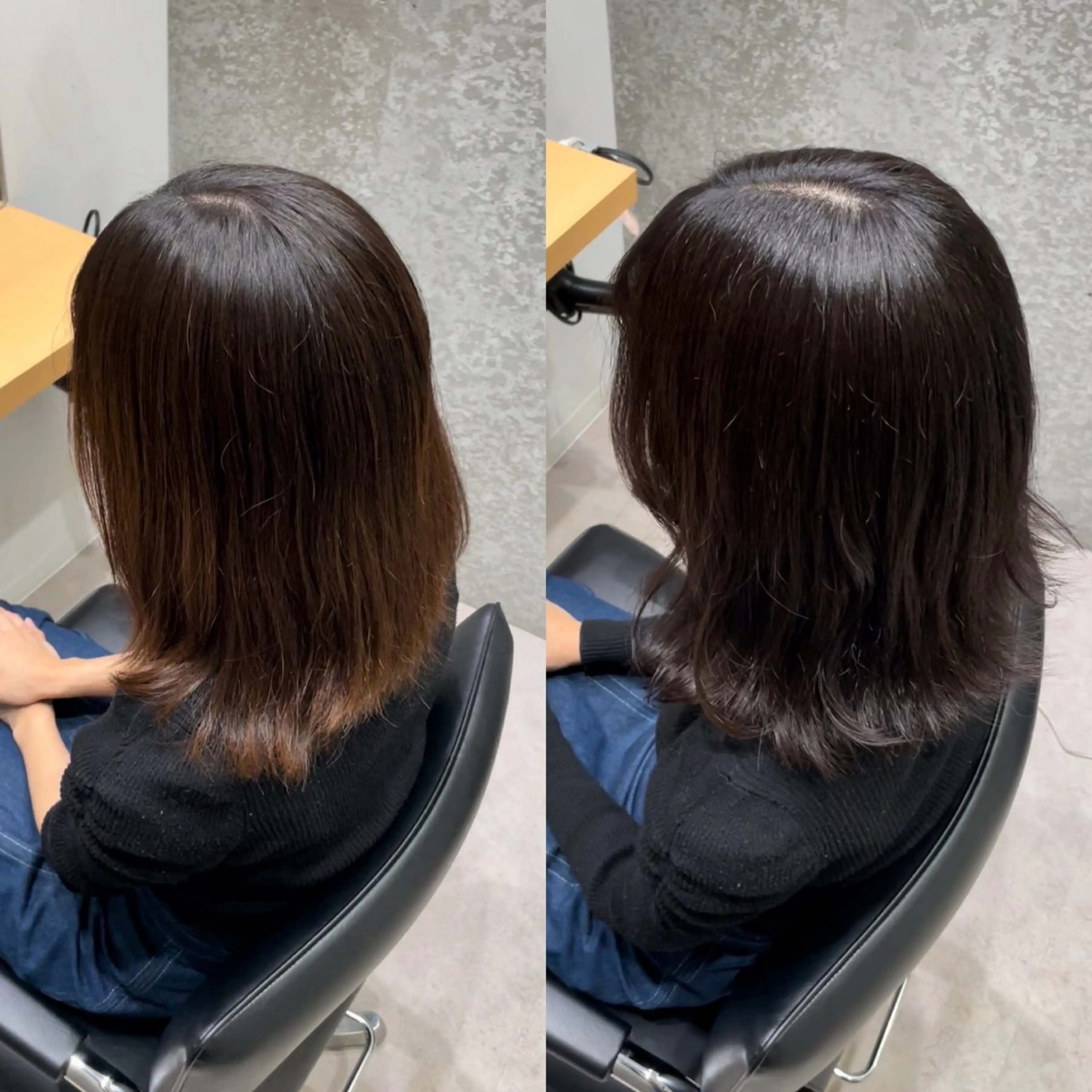 ミディアム カラー アディクシーカラー 透明感カラー エドルカラー グレージュ トリートメント 髪質改善ヘアケア 艶髪特化/上田のヘアスタイル