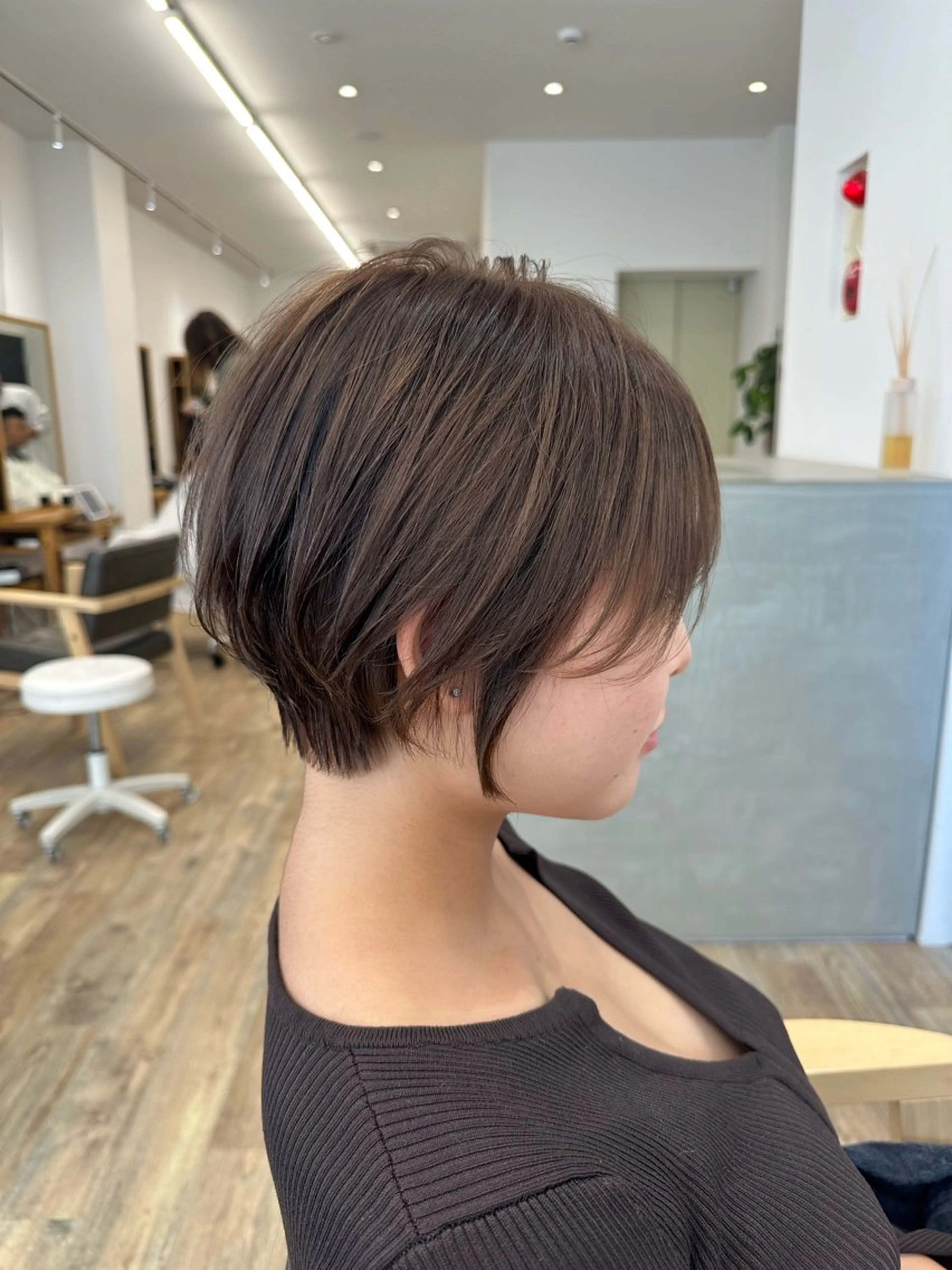 ショート カラー ショートボブ 透明感カラー ボブ ショートヘア ブリーチカラー🔥 パーマ【佐々木凌平】のヘアスタイル