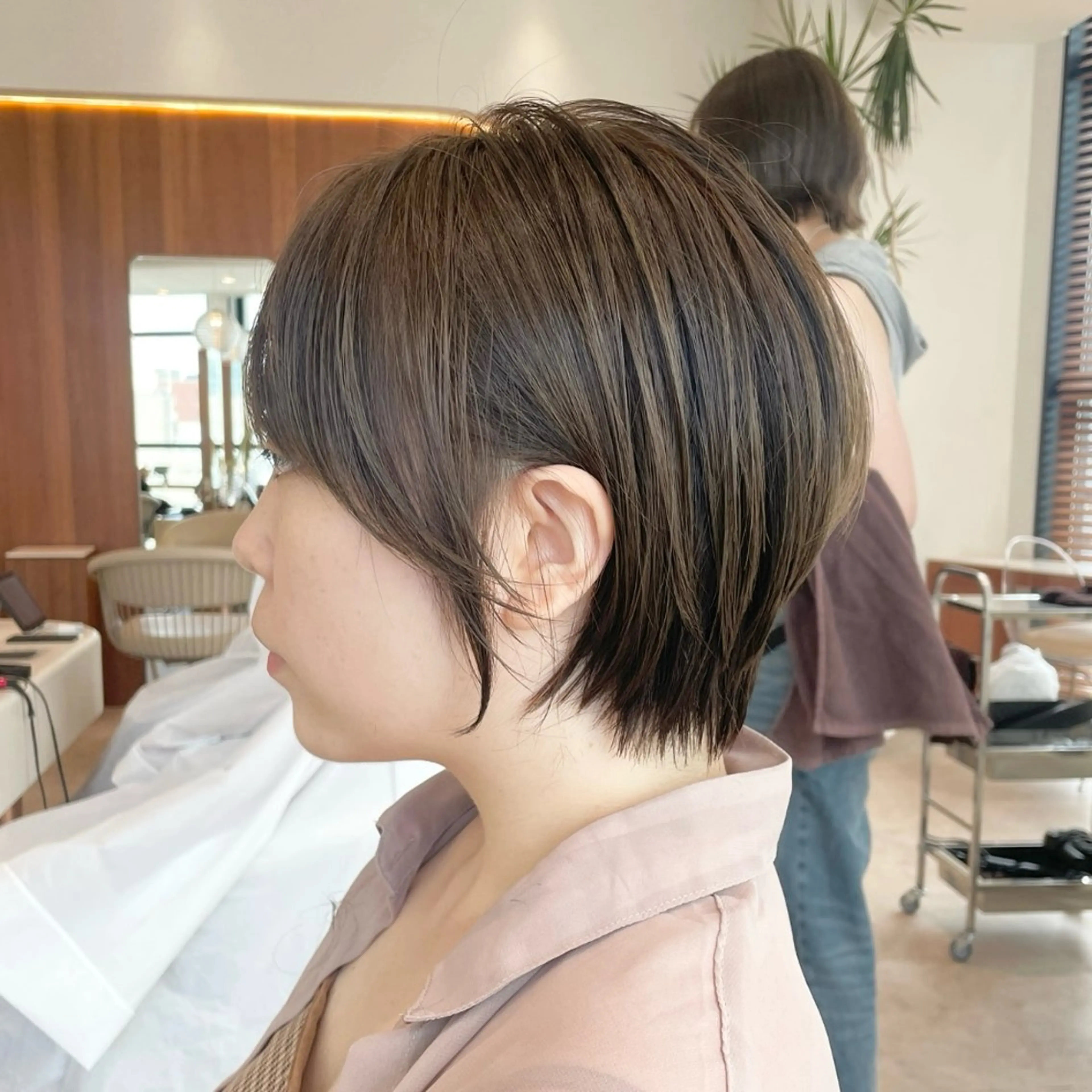 ショート ショートボブ 丸みショート ボブ くびれヘア ショートヘア 田中航平/渋谷ボブ/ レイヤーボブのヘアスタイル