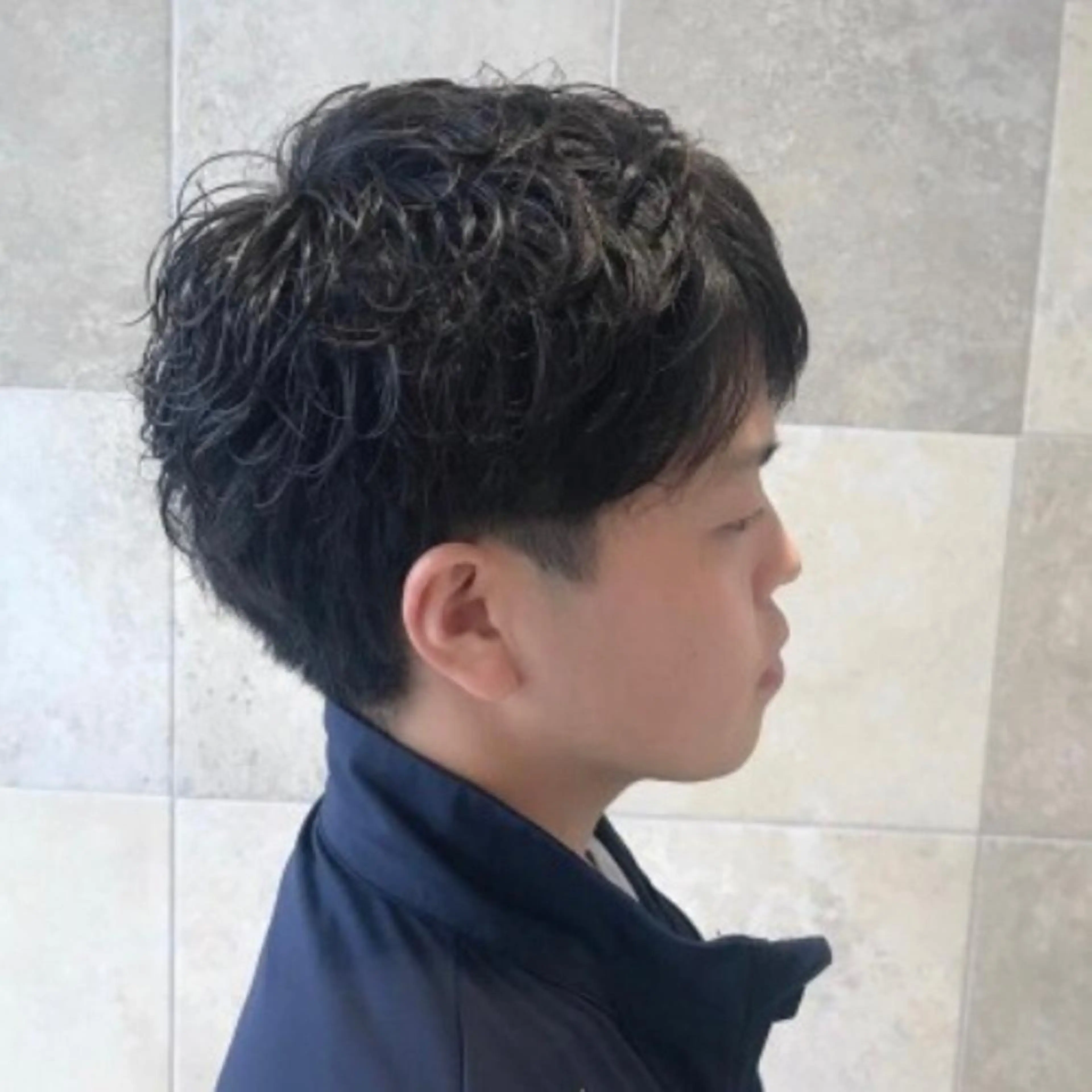 メンズ カット パーマ 田中 あかねのヘアスタイル