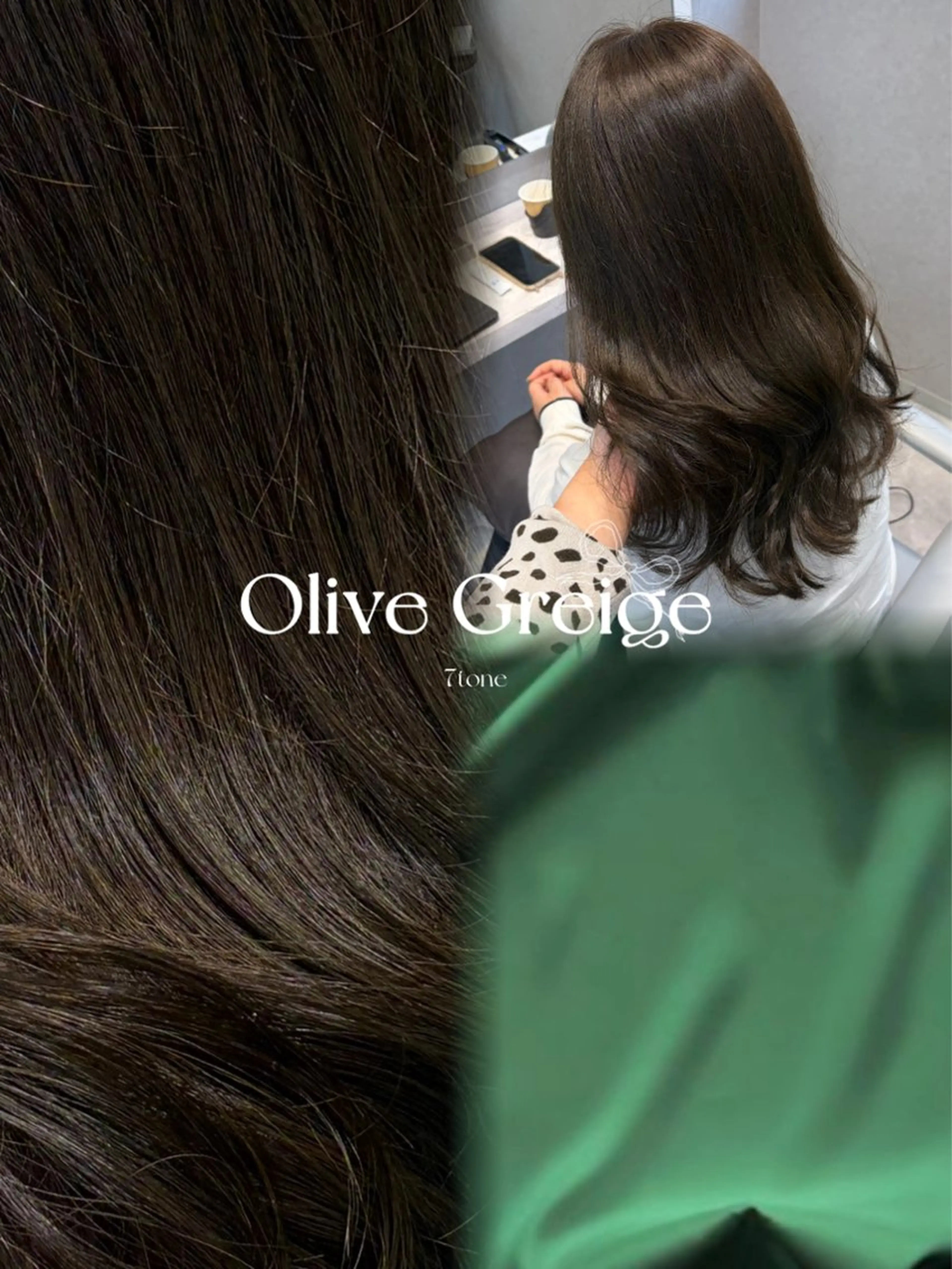 ミディアム カラー 透明感カラー カット ヘアカラー トリートメント MAKO/モテ髪/ ハイトーン/赤みなしのヘアスタイル
