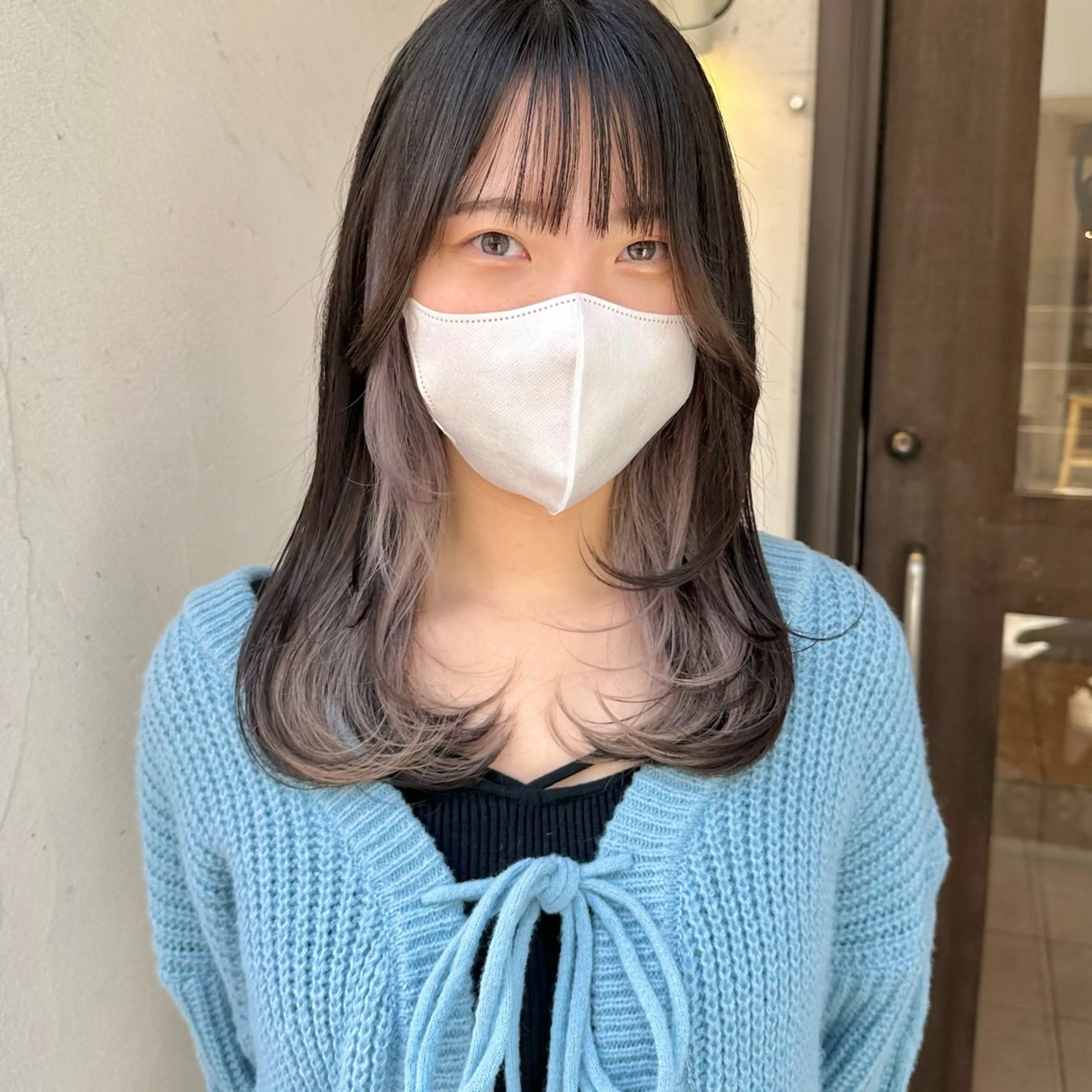 ロング カラー ブリーチ ケアブリーチ インナーカラー レイヤーカット カット ヘアカラー トリートメント インナーカラー/レイ ヤーカット♡/マキシのヘアスタイル