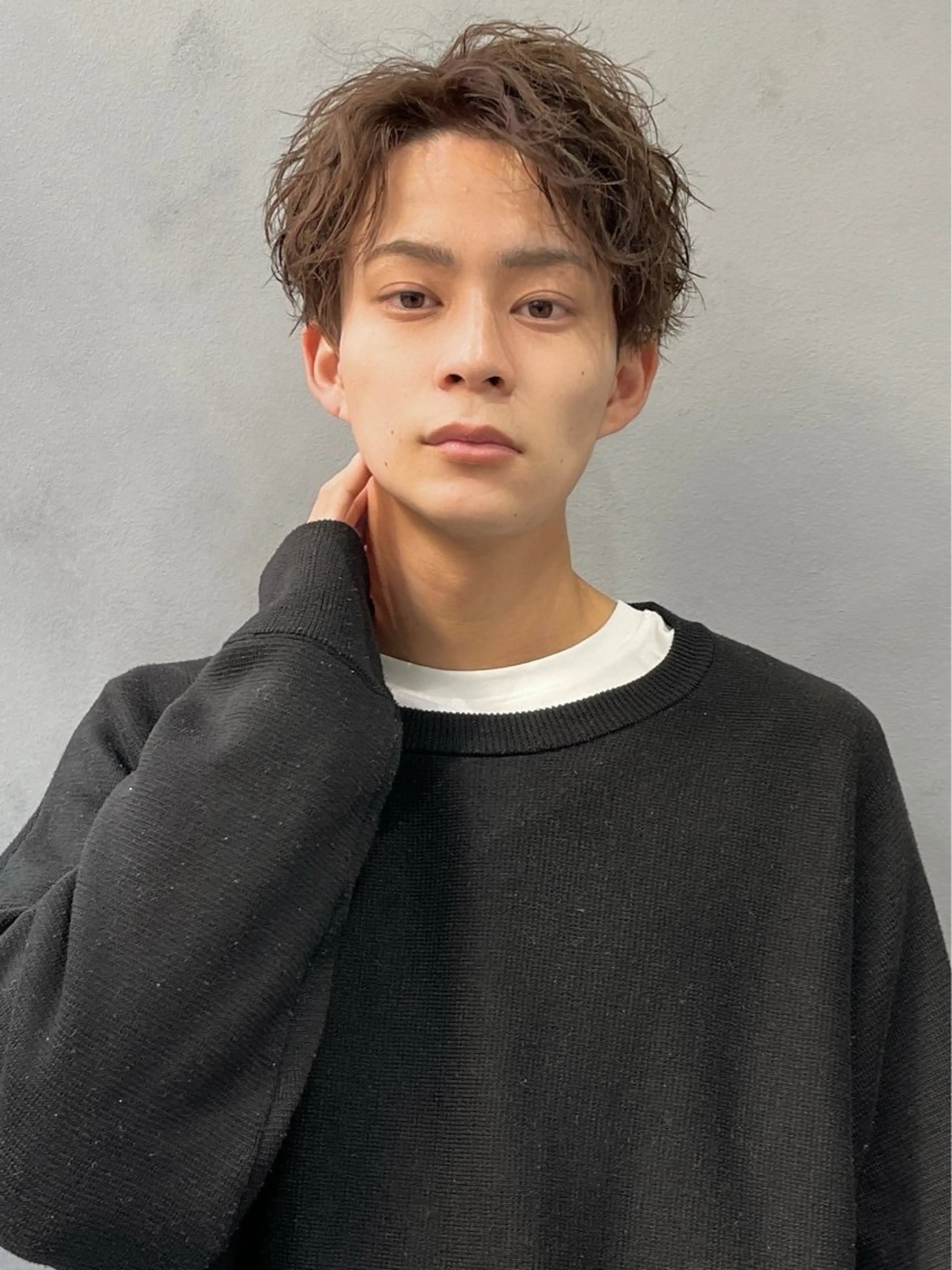 パーマ メンズ カット パーマ 坂下 光輝のヘアスタイル