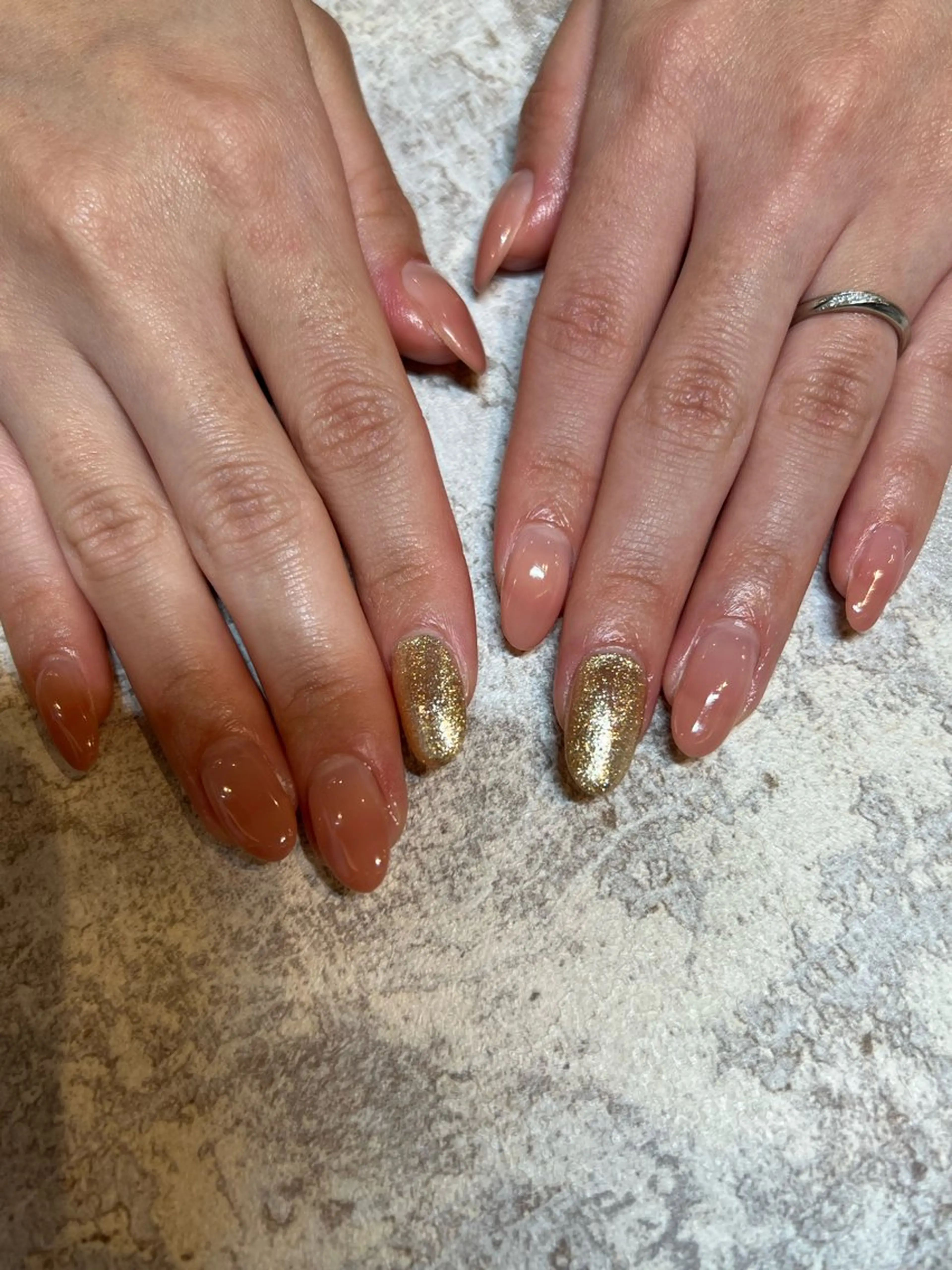 ネイル グラデーション オフィスネイル salon ownのネイルデザイン