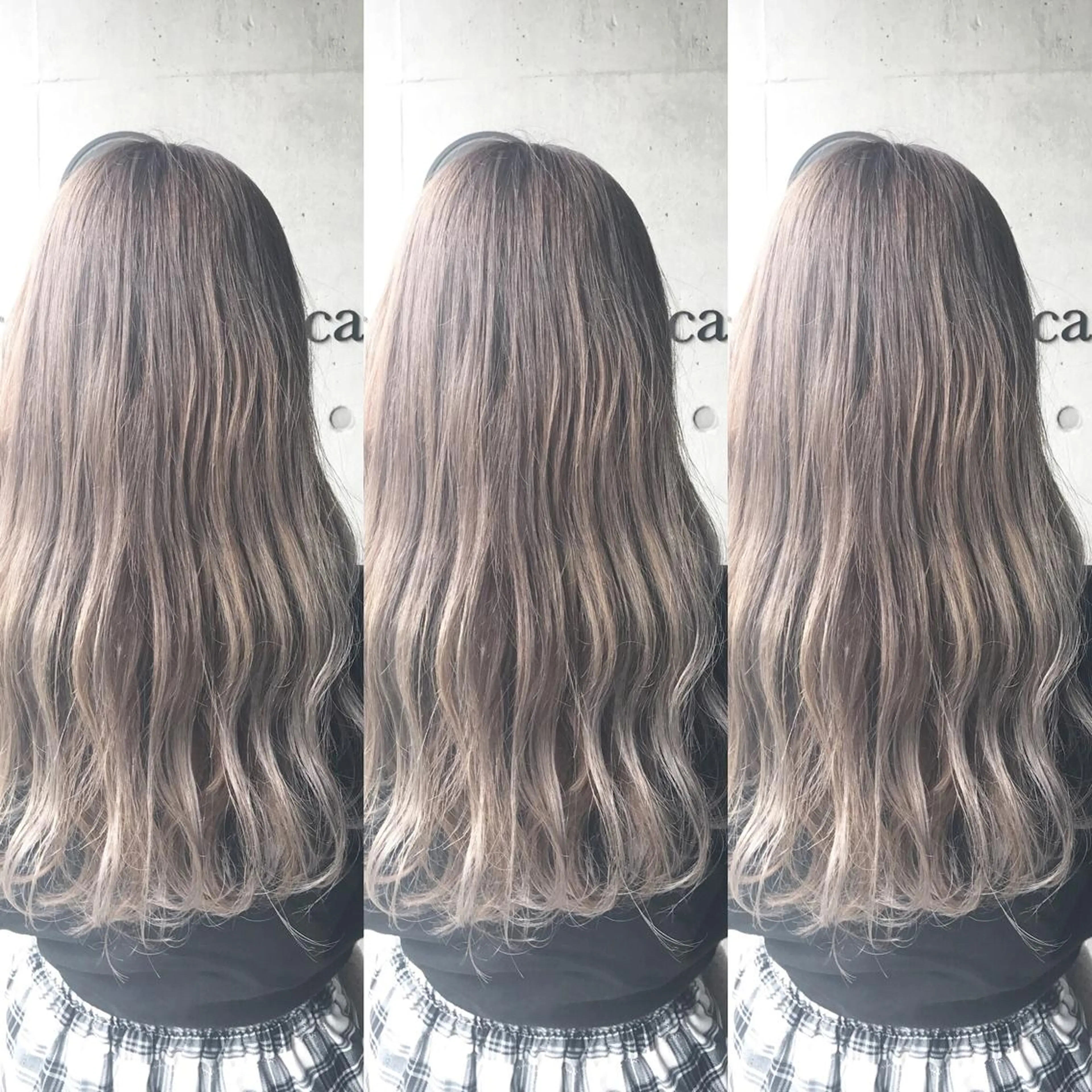 ロング カラー ヘアアレンジ ヘアカラー トリートメント ヘアセット 🫧柔色/トレンド カラー/川辺晴加のヘアスタイル