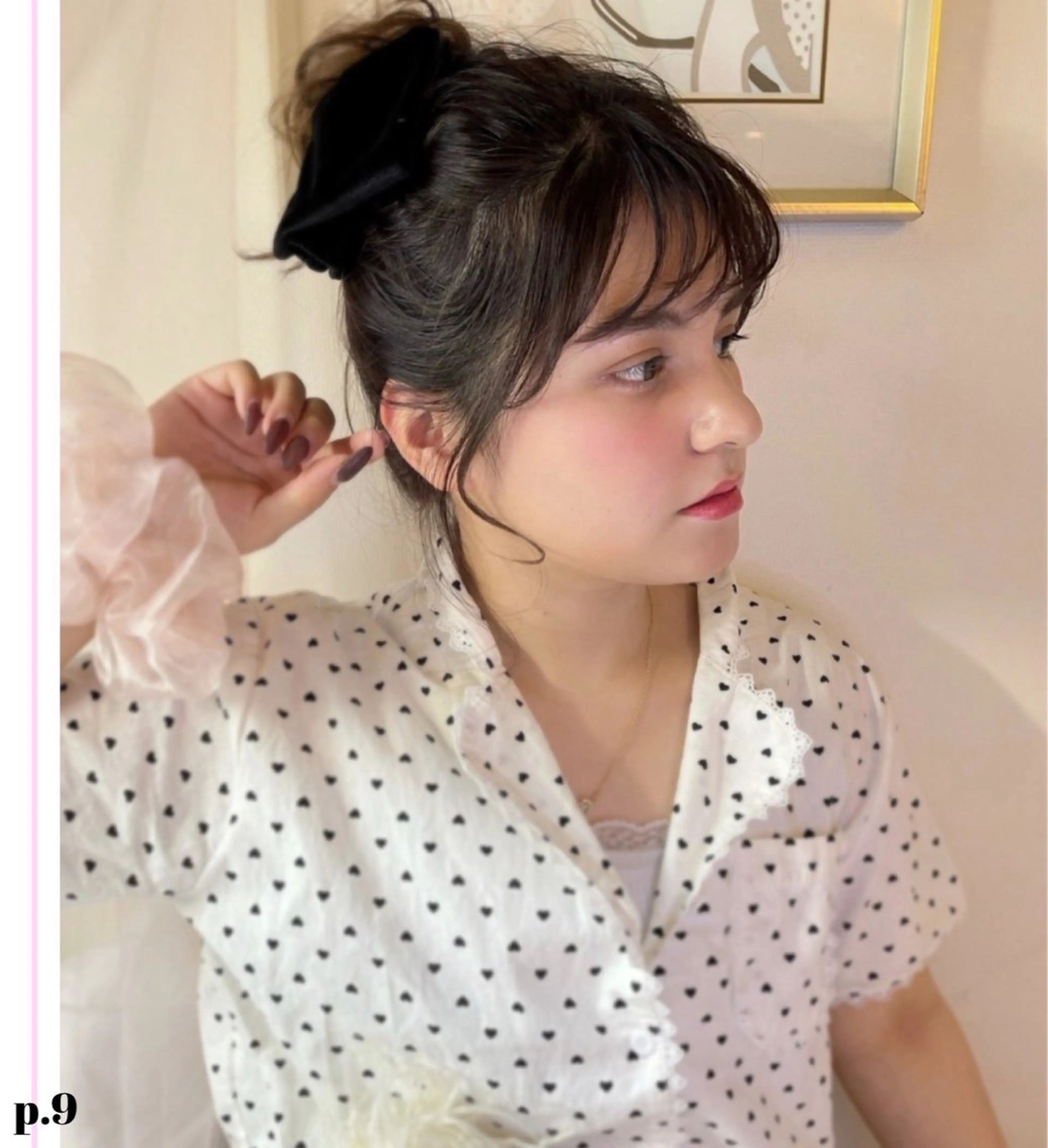 ヘアアレンジ お団子ヘア the path sora♡のヘアスタイル