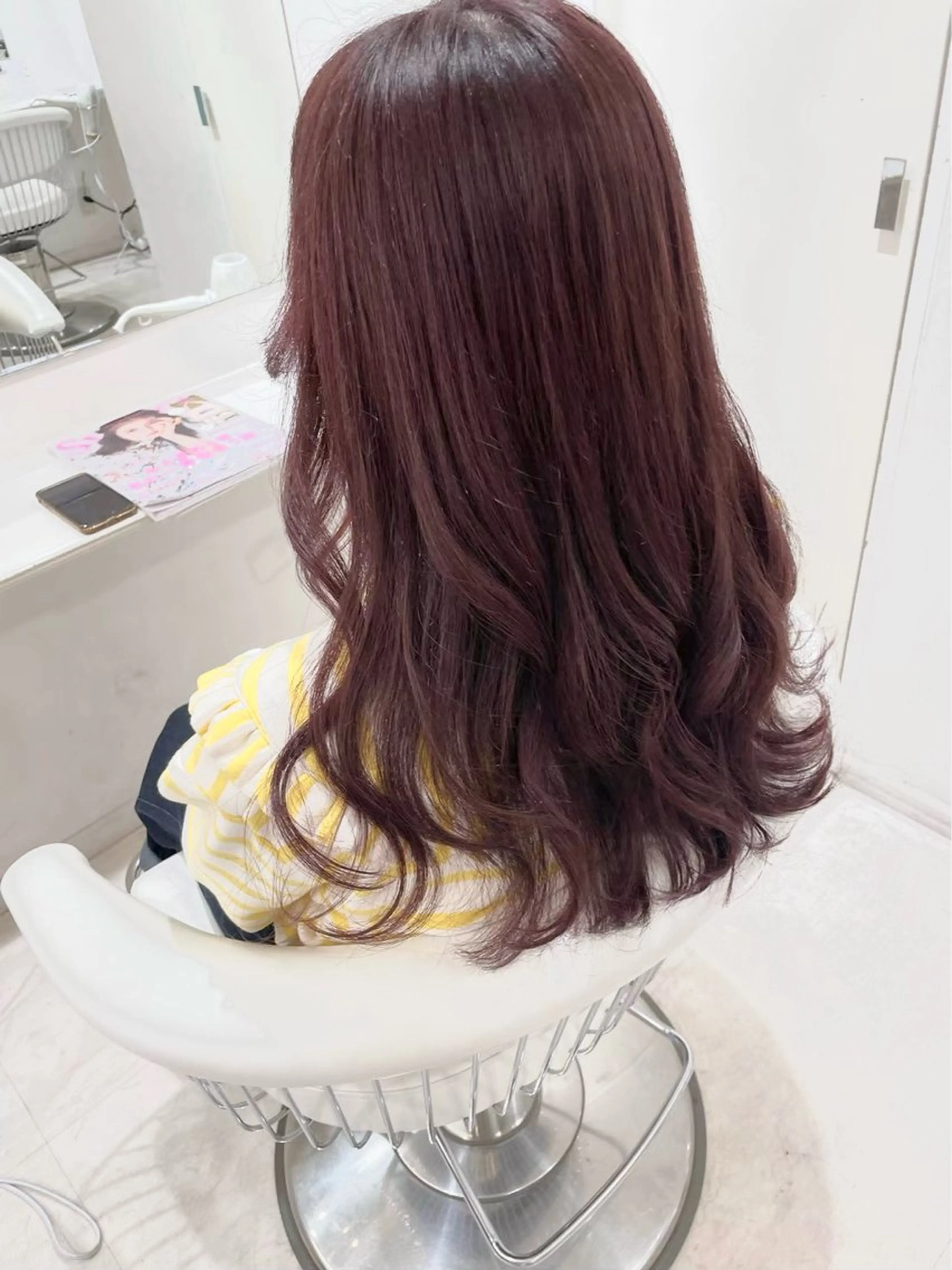 ロング カラー Parve  Mix 🫧梶川虹のヘアスタイル