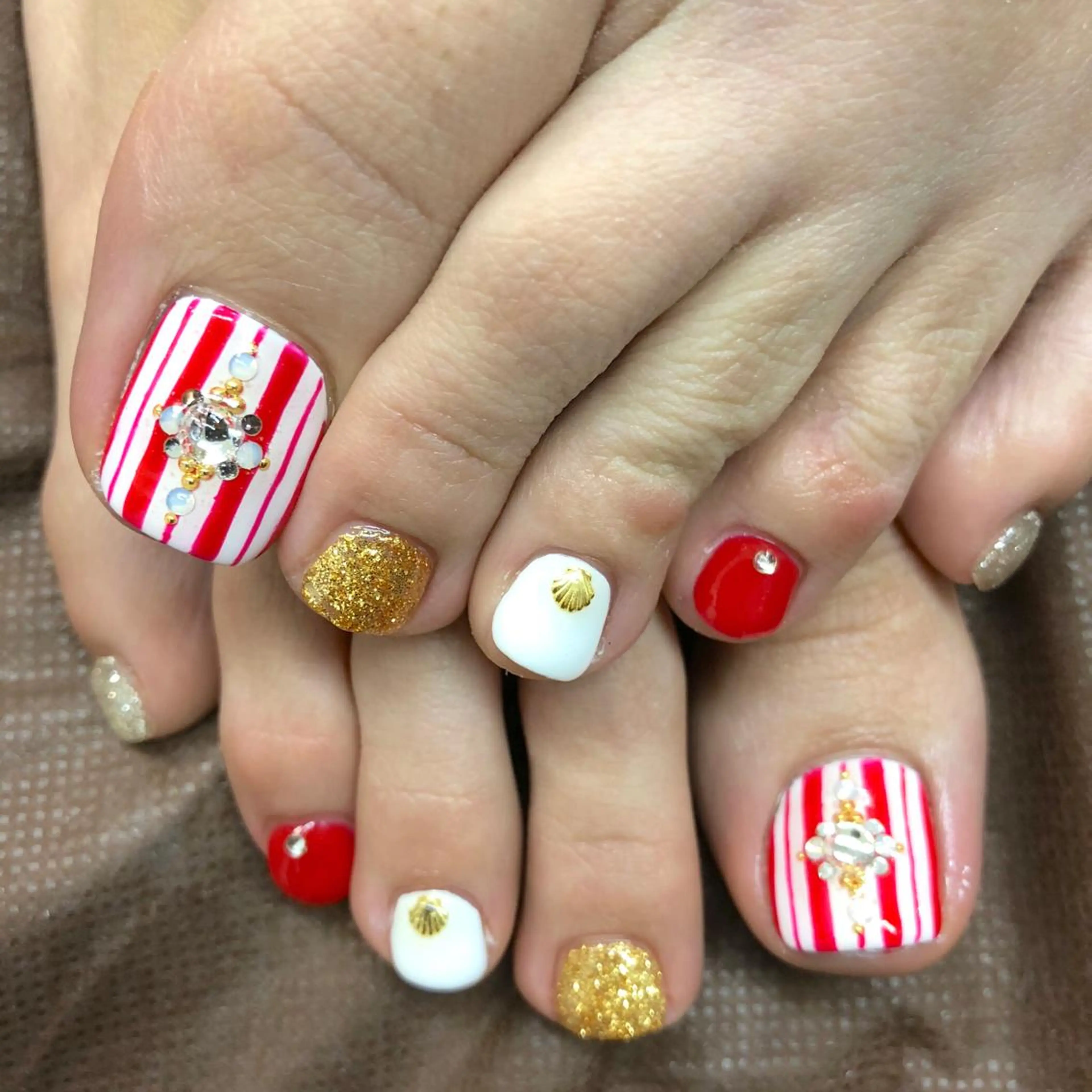 ネイル フットネイル Tocowaka マエダのネイルデザイン