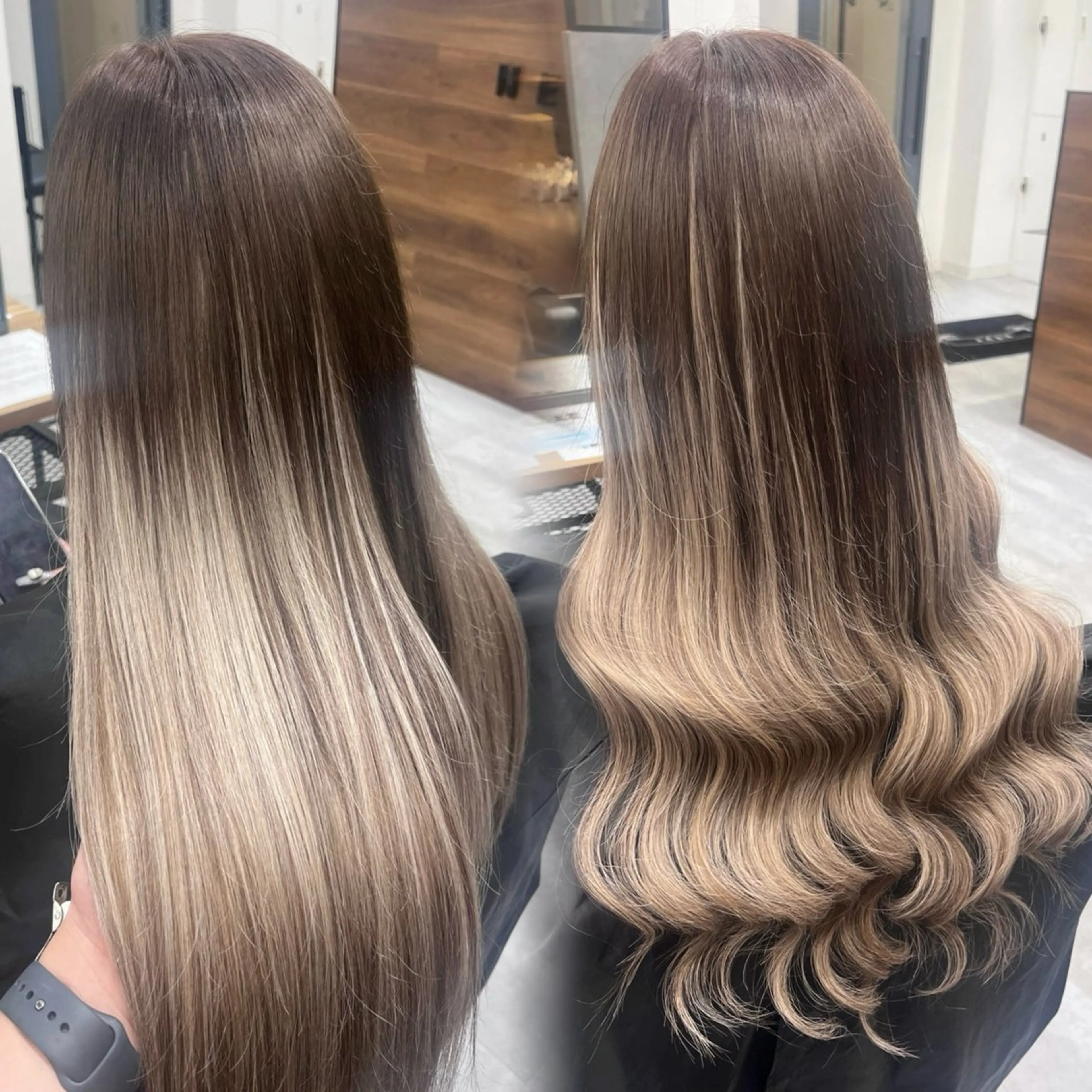 ロング カラー RIO🩶NEXT/ エクステ/ハイトーンのヘアスタイル