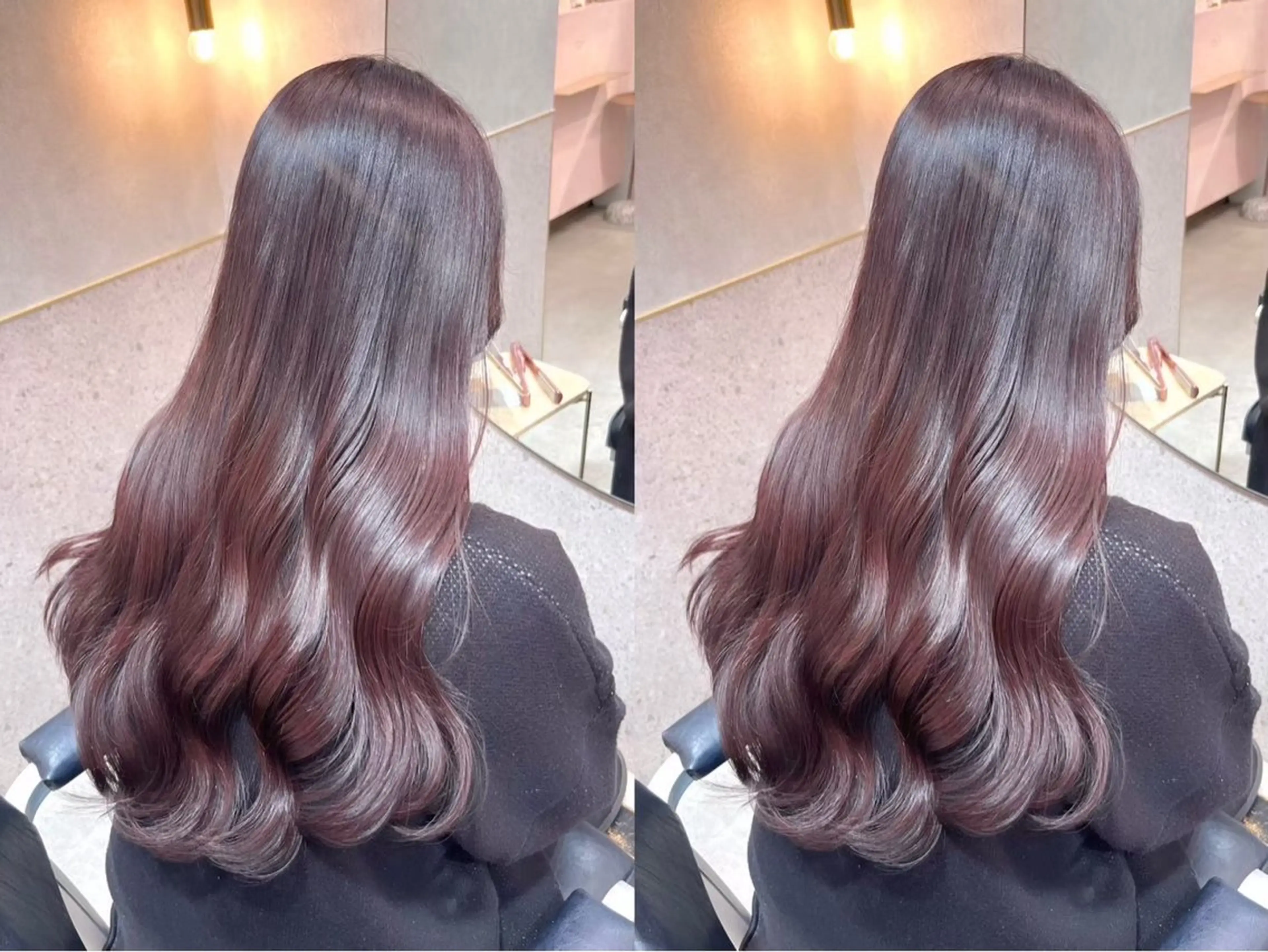 ロング カラー 中村 珠笑のヘアスタイル