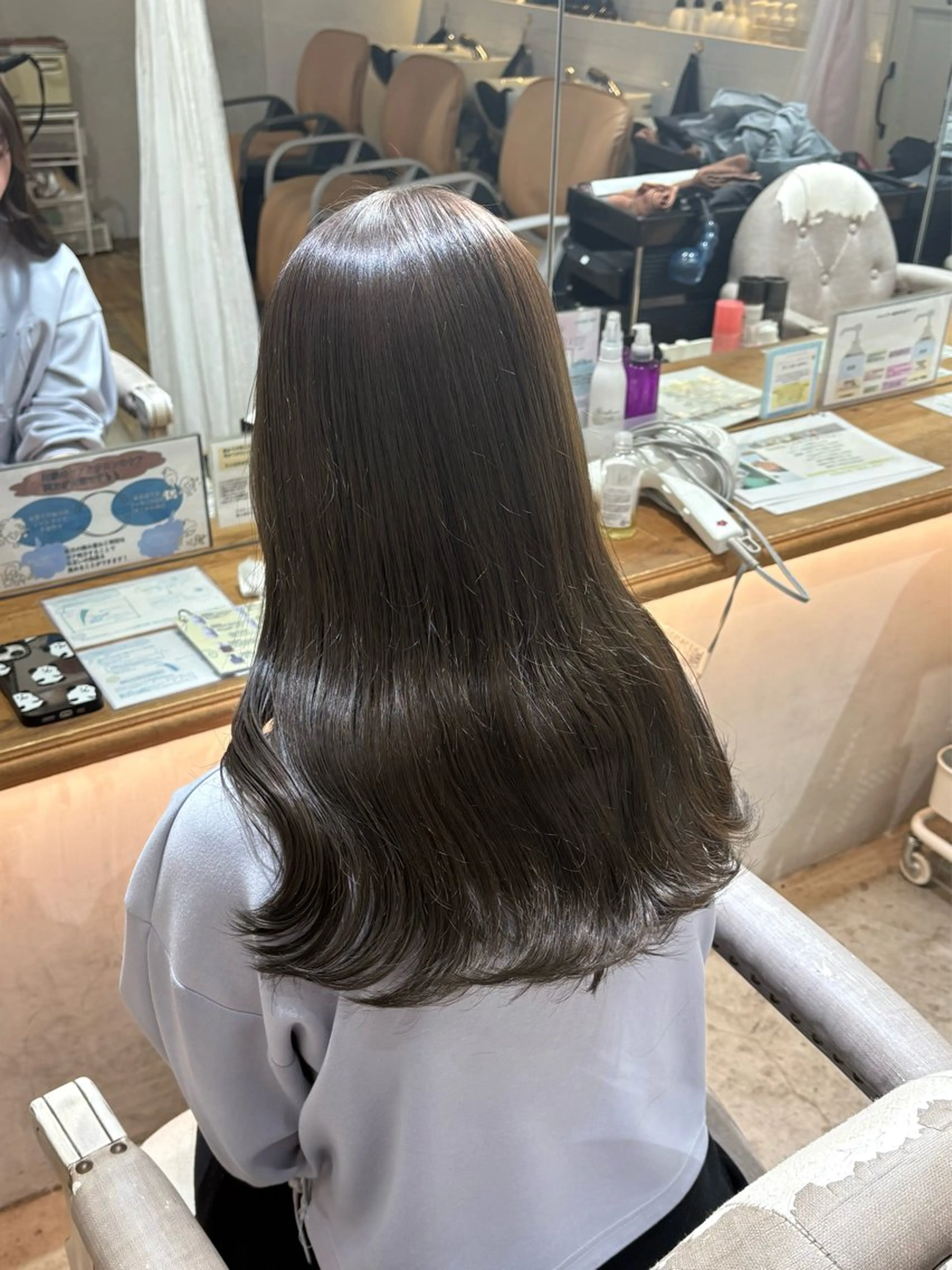 ロング カラー カット ヘアカラー トリートメント RINO/似合わせ /女性専用𖧷のヘアスタイル