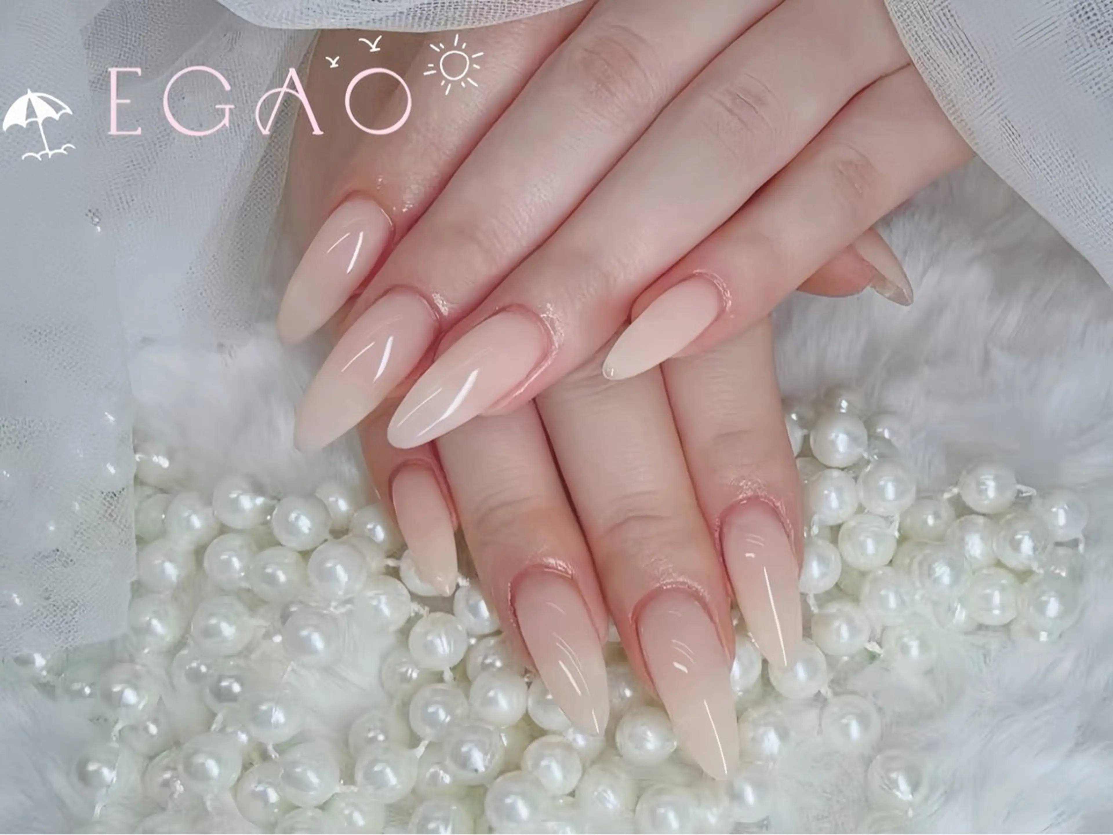 ネイル アートネイル フットネイル フレンチネイル ジェルネイル グラデーション ハンドネイル Egao Nail錦糸町店のネイルデザイン