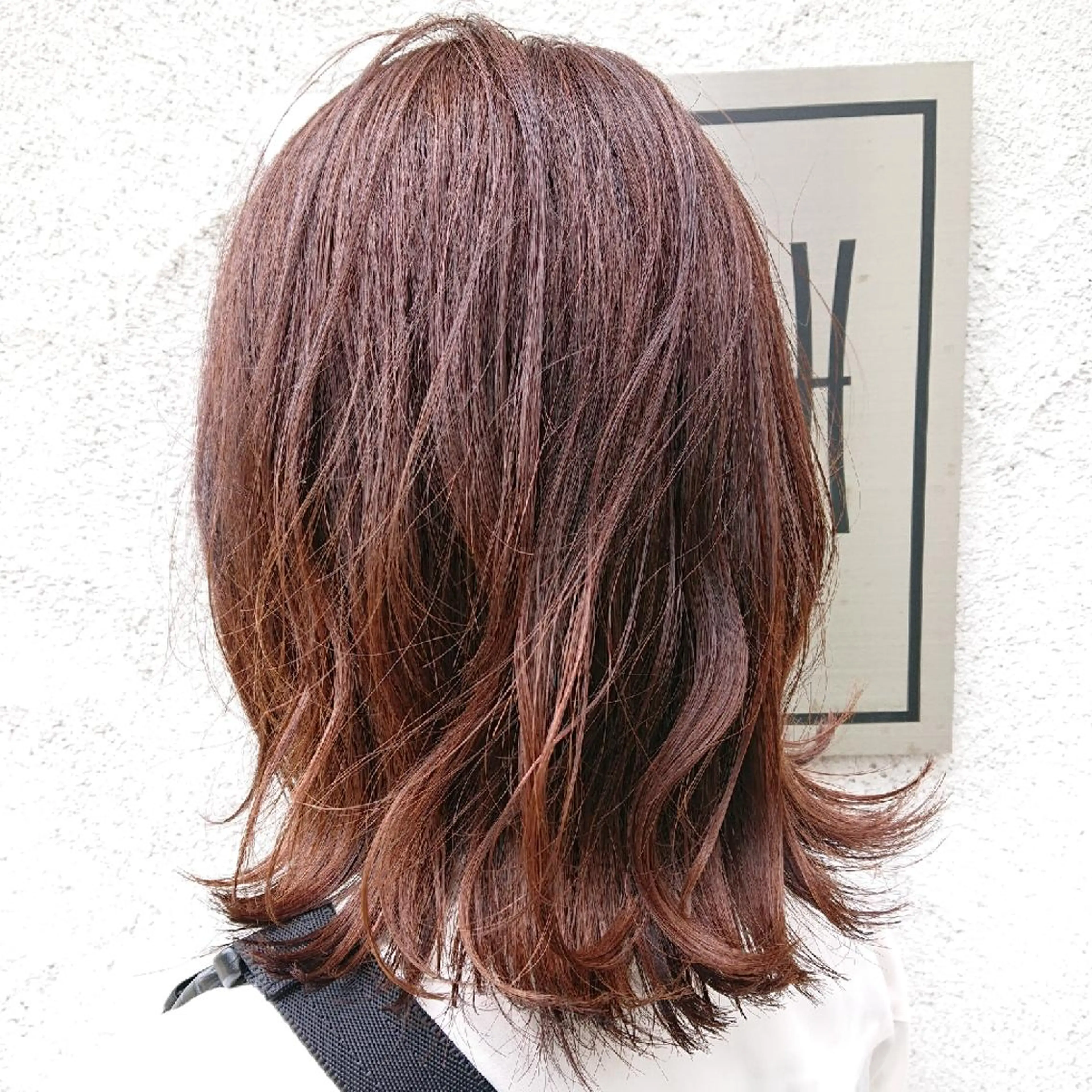ミディアム カラー ベージュカラー ミルキーベージュ ✨技術講師.艶髪✨ ✂︎佐久間✂︎のヘアスタイル
