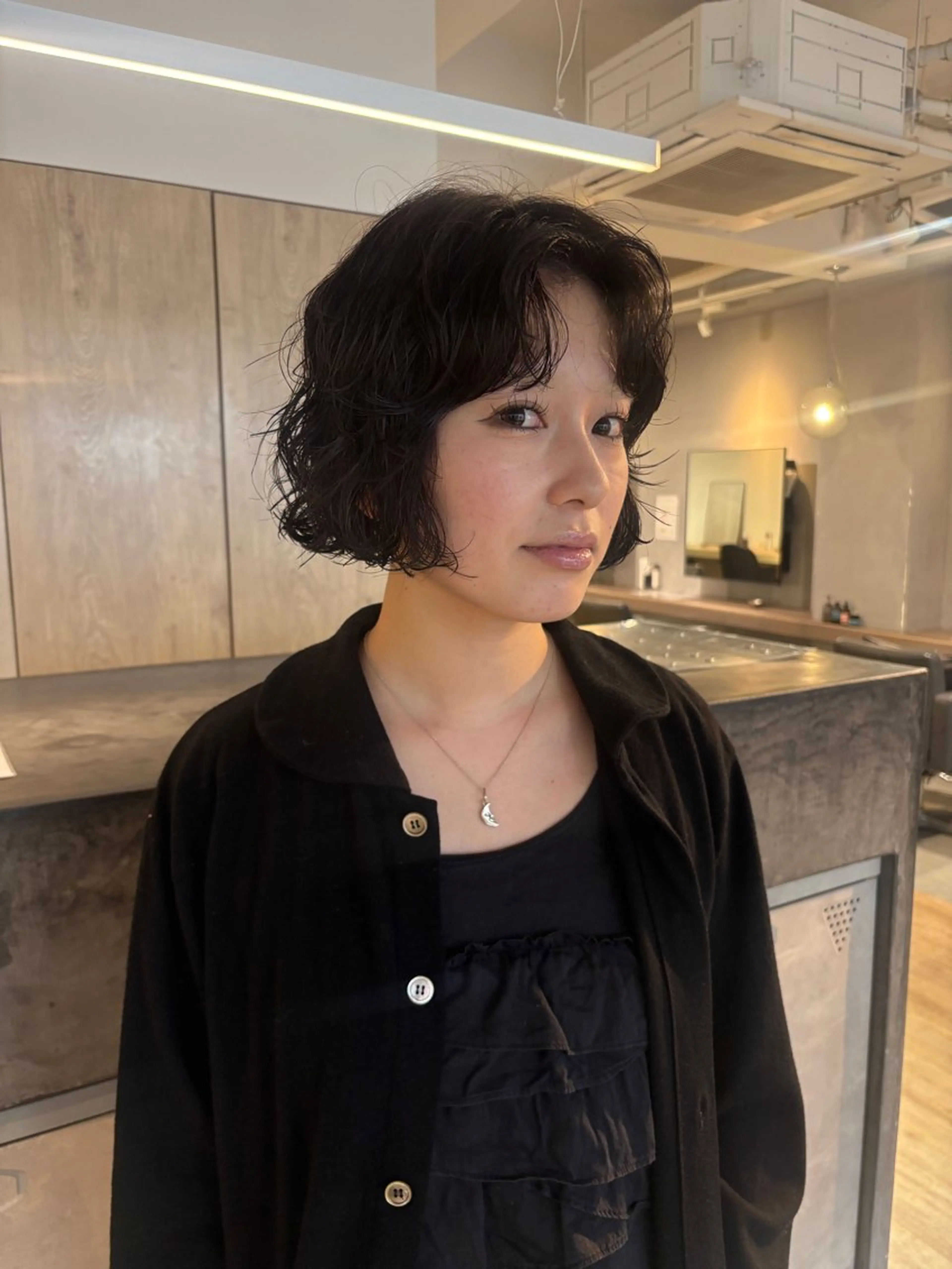 ショート カット パーマ パーマ/ボブ,ロング ヤマシタミウ🌀のヘアスタイル