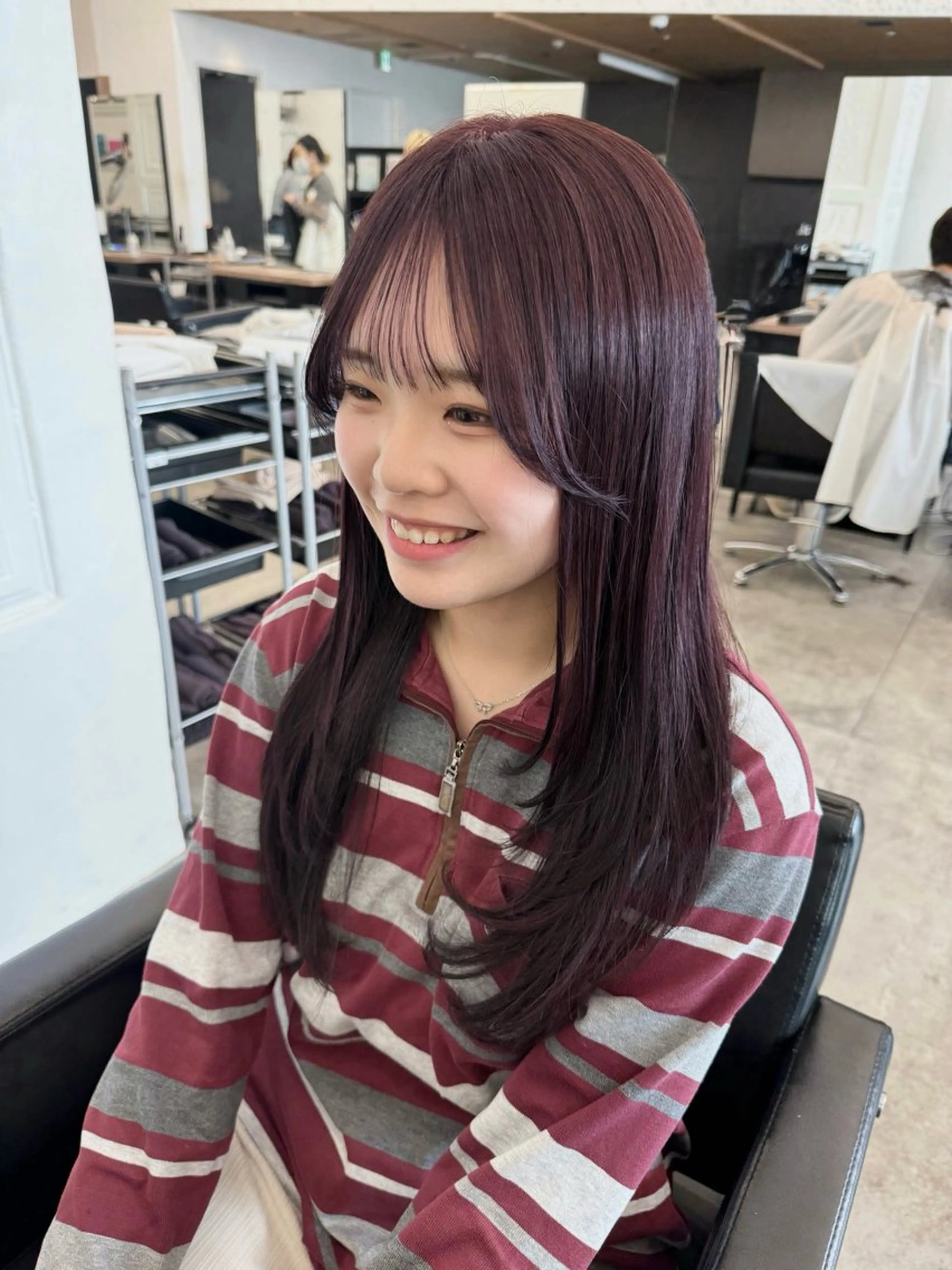 ショート カラー レイヤー🩰顔まわり /透明感/kanaのヘアスタイル