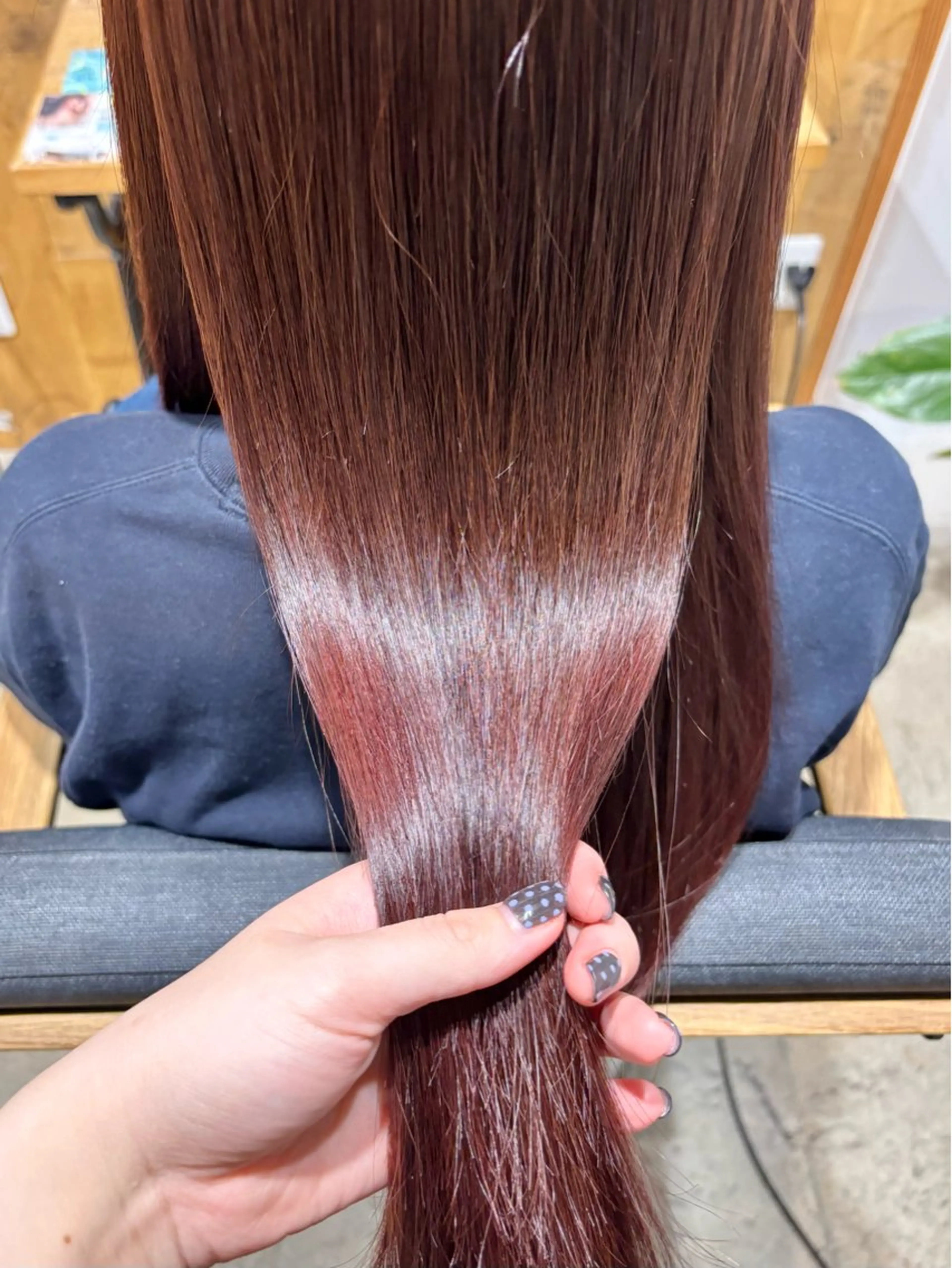 《ケア》🧴全体カラー＋内部補修ケアTR🫧の写真