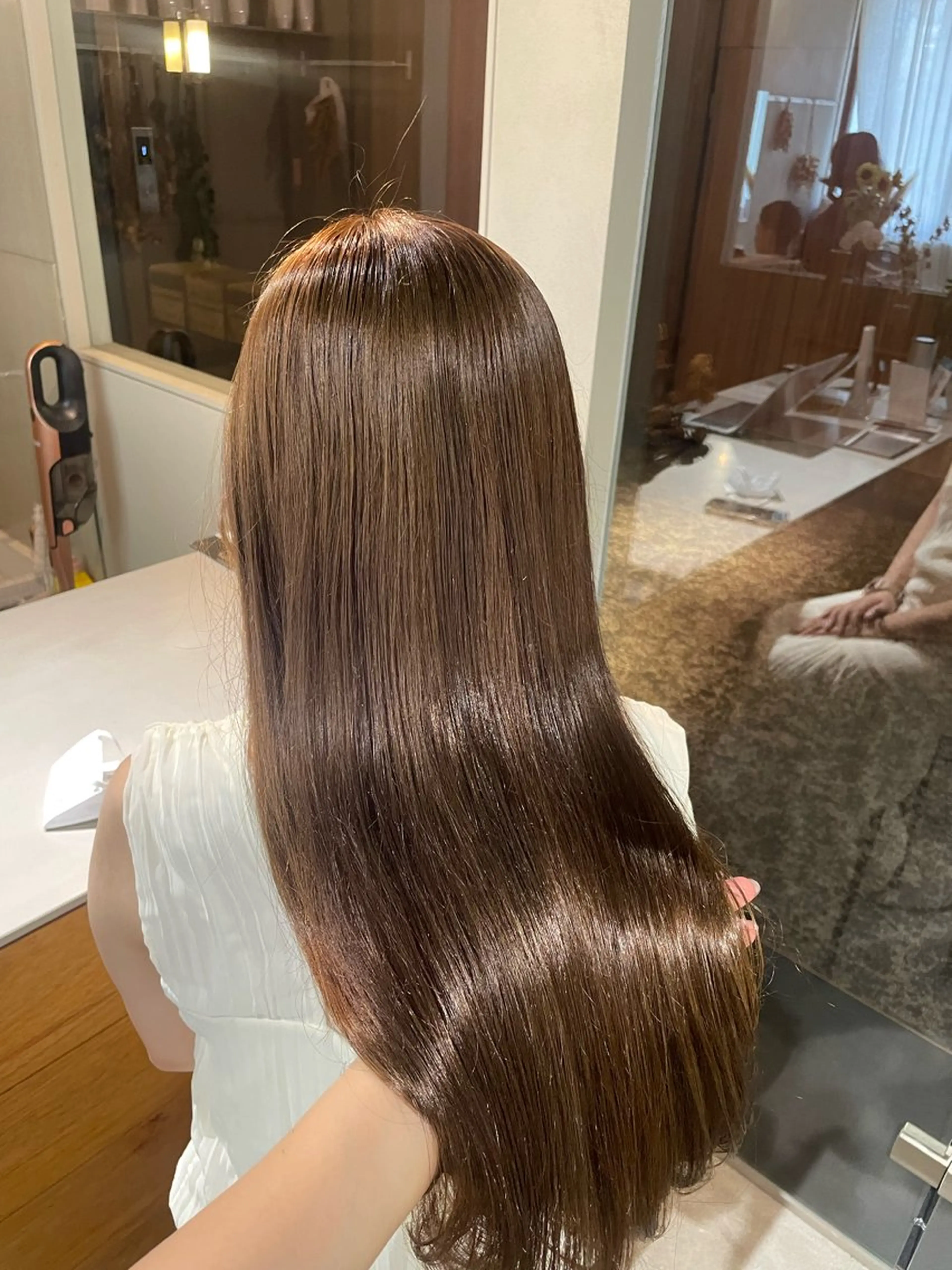 ロング カラー 山下 悠月のヘアスタイル