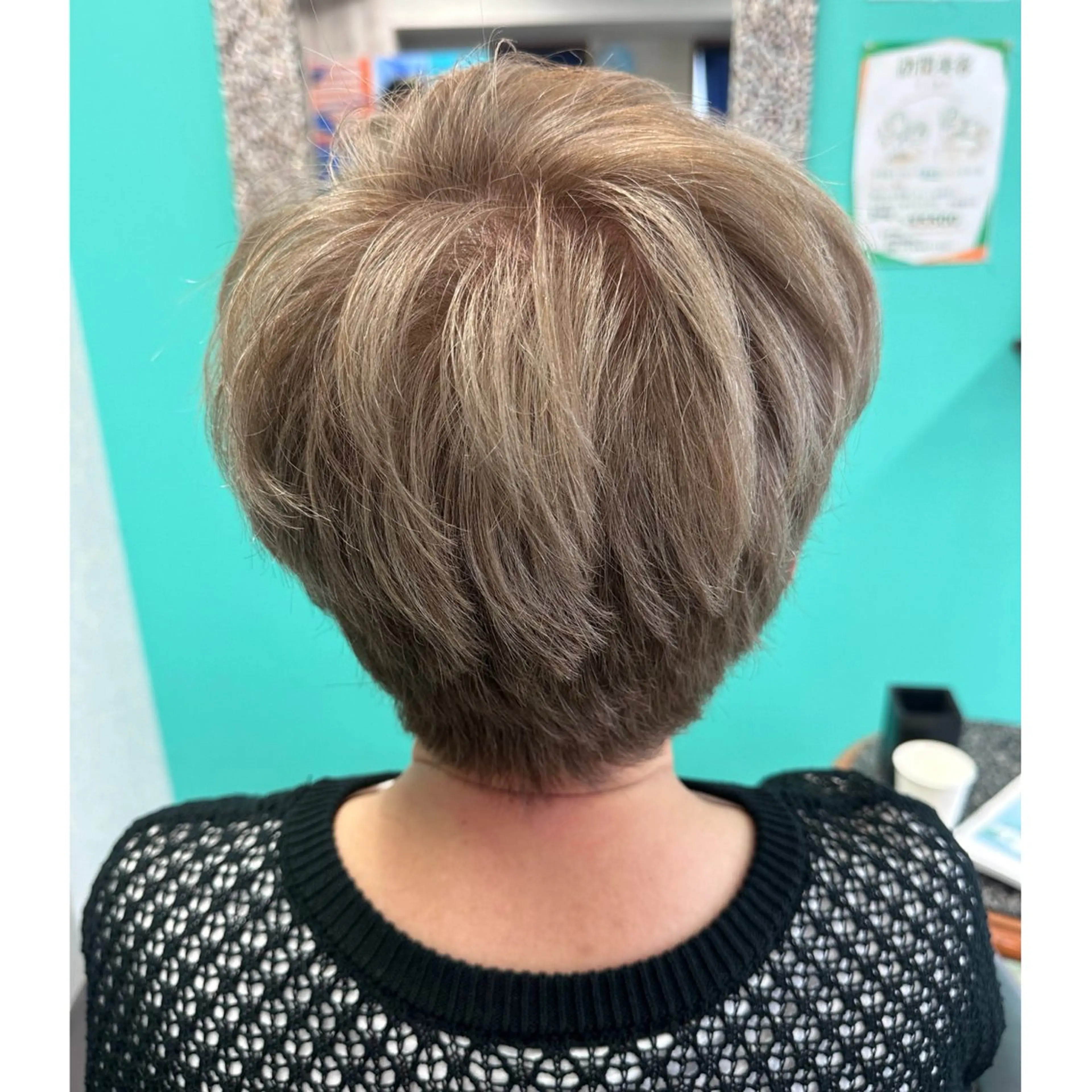 ショート カラー 三原 友美のヘアスタイル