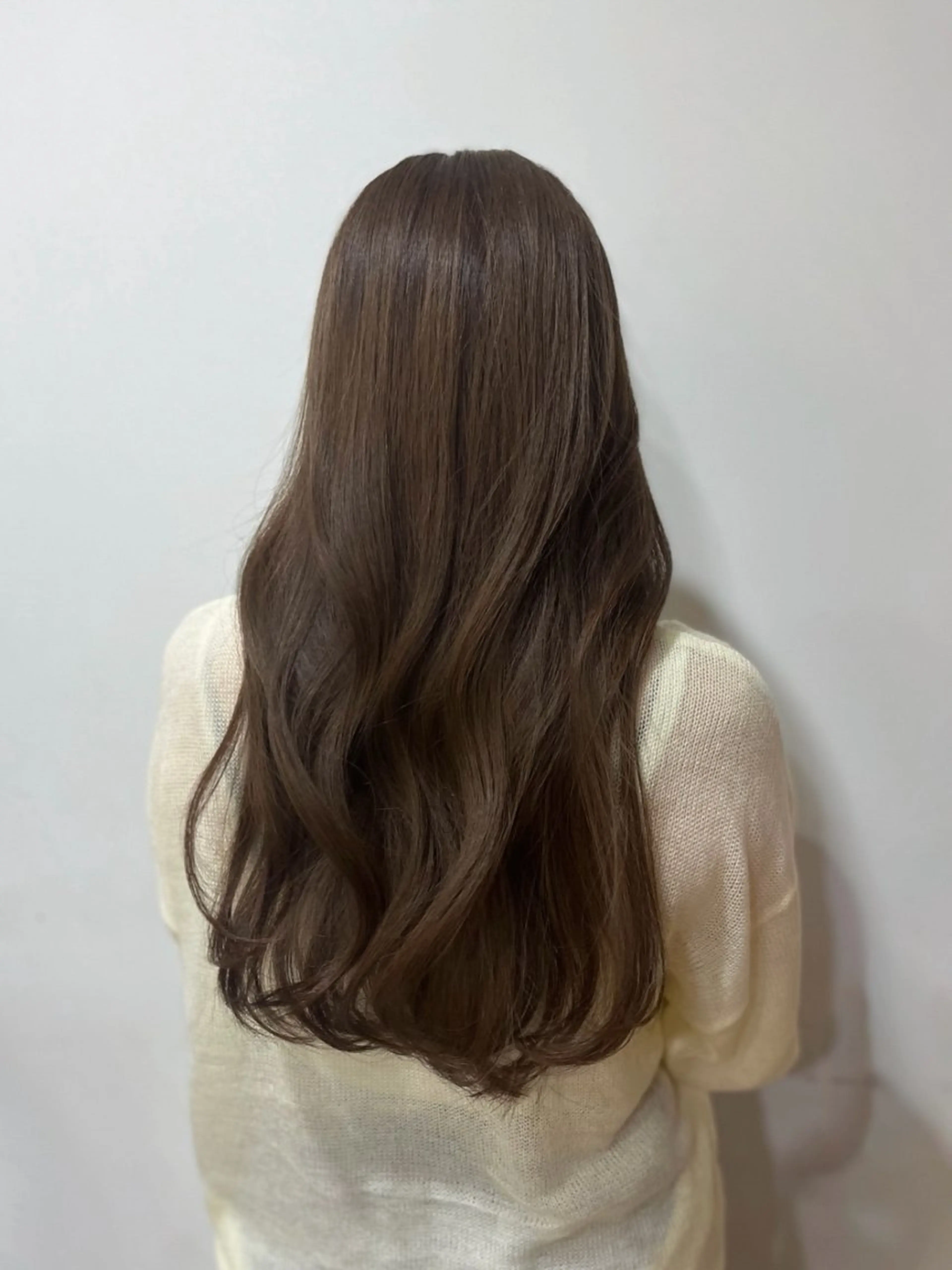 ロング カラー ブラウンカラー カット ヘアカラー トリートメント 透明感カラー／ 艶感カラー／RAMUのヘアスタイル