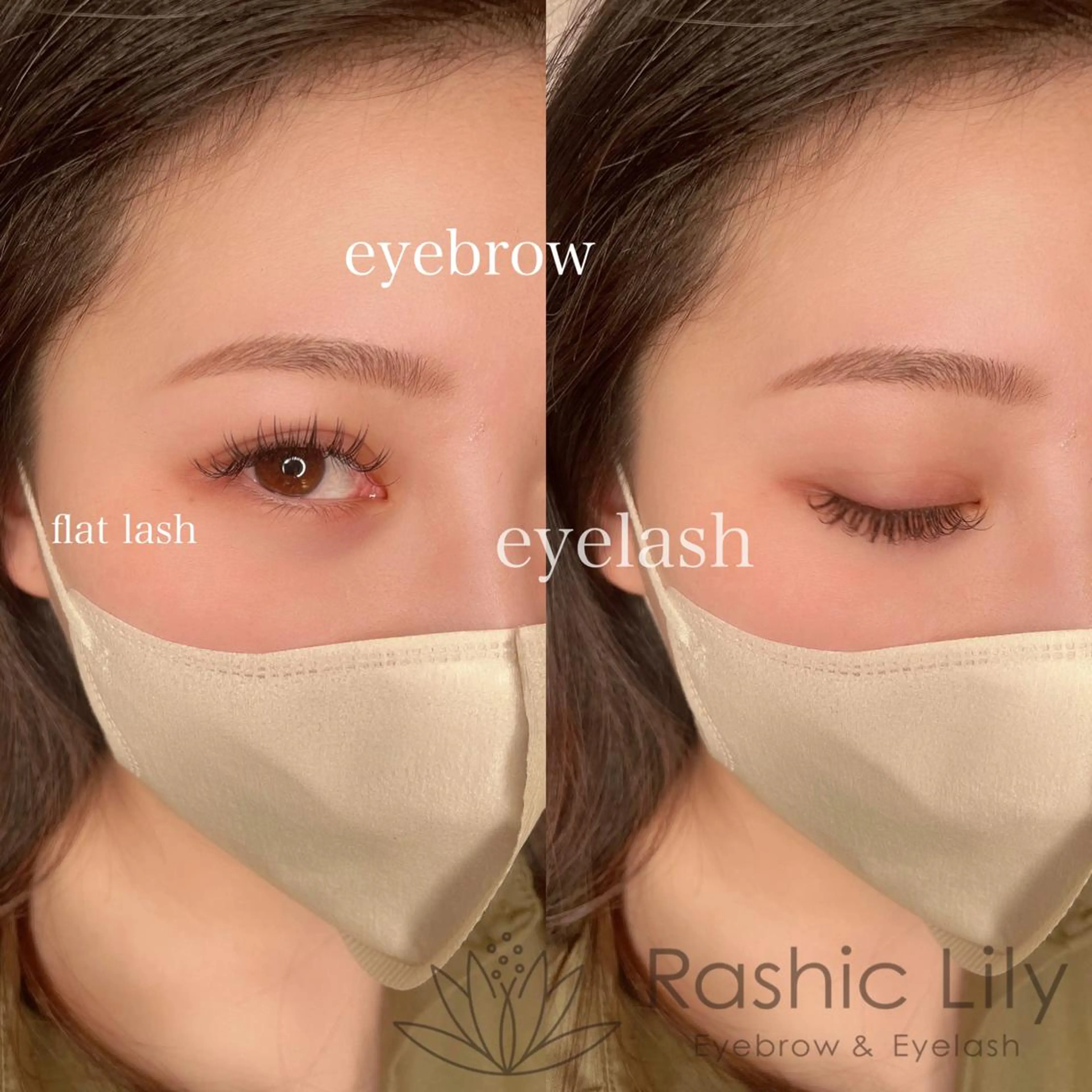 マツエク・マツパ アイブロウ フラットラッシュ マツエク 心斎橋🤍韓国.美眉 パリジェンヌ R..のマツエク・マツパデザイン